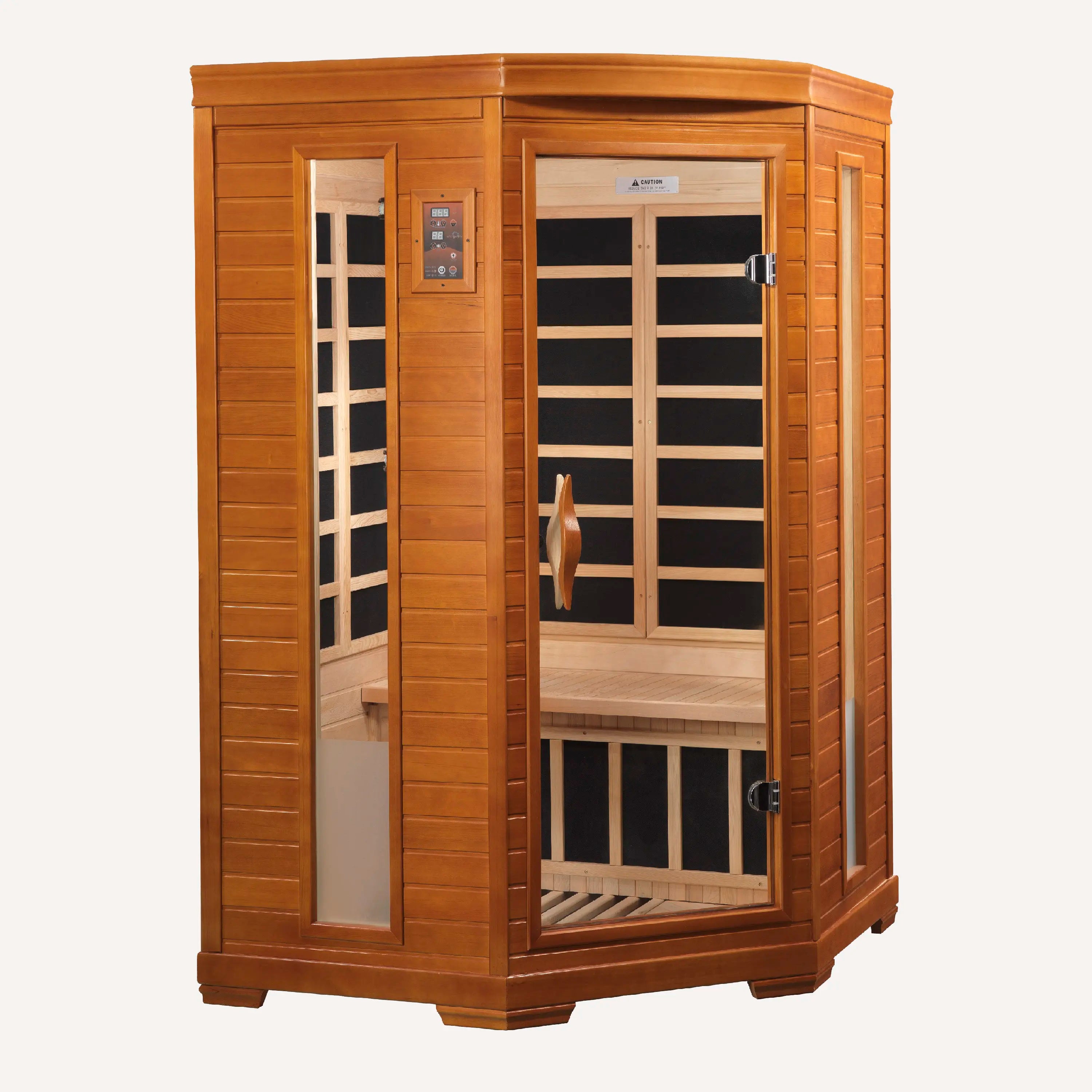 Dynamic Heming 2 Person Corner Low EMF Far Infrared Sauna