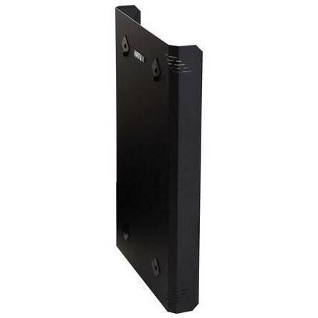 Harvia WL530 Linear 22 ES Protective Sheath, Side, angled side profile view of the black panel on a white background