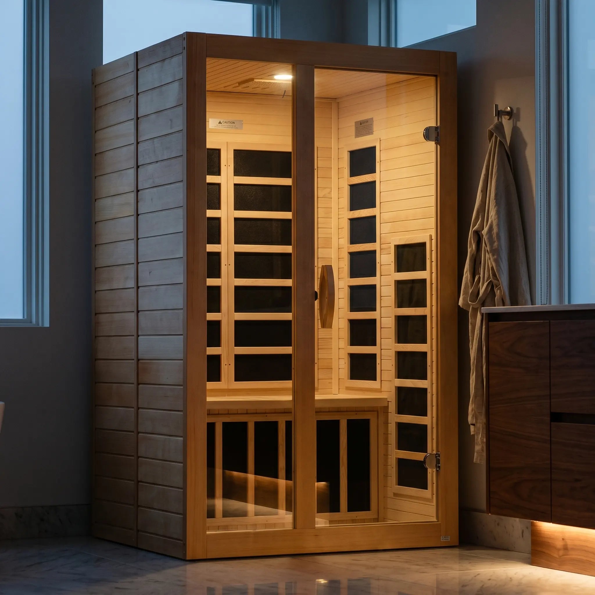Dynamic Santiago 2-Person Low EMF Far Infrared Sauna