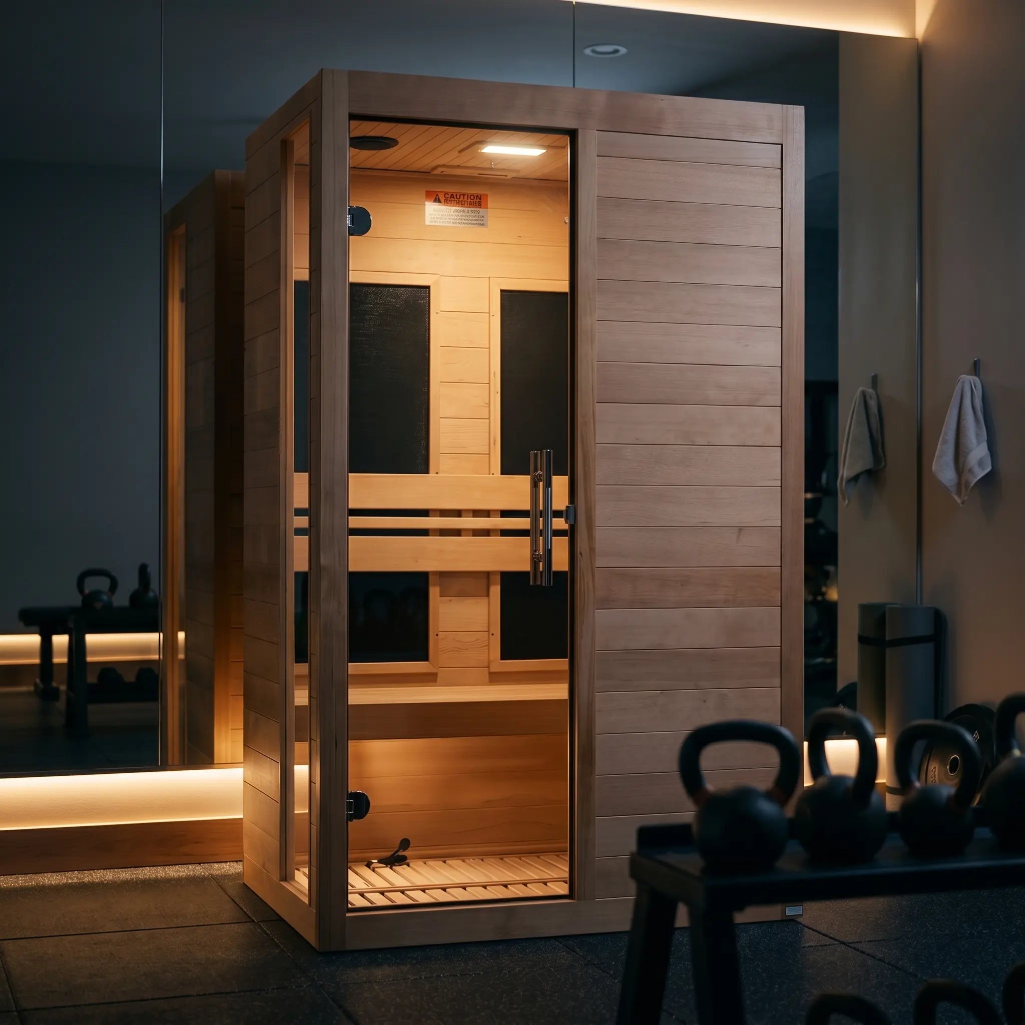 Dynamic Lucca 2-Person Low EMF Far Infrared Sauna
