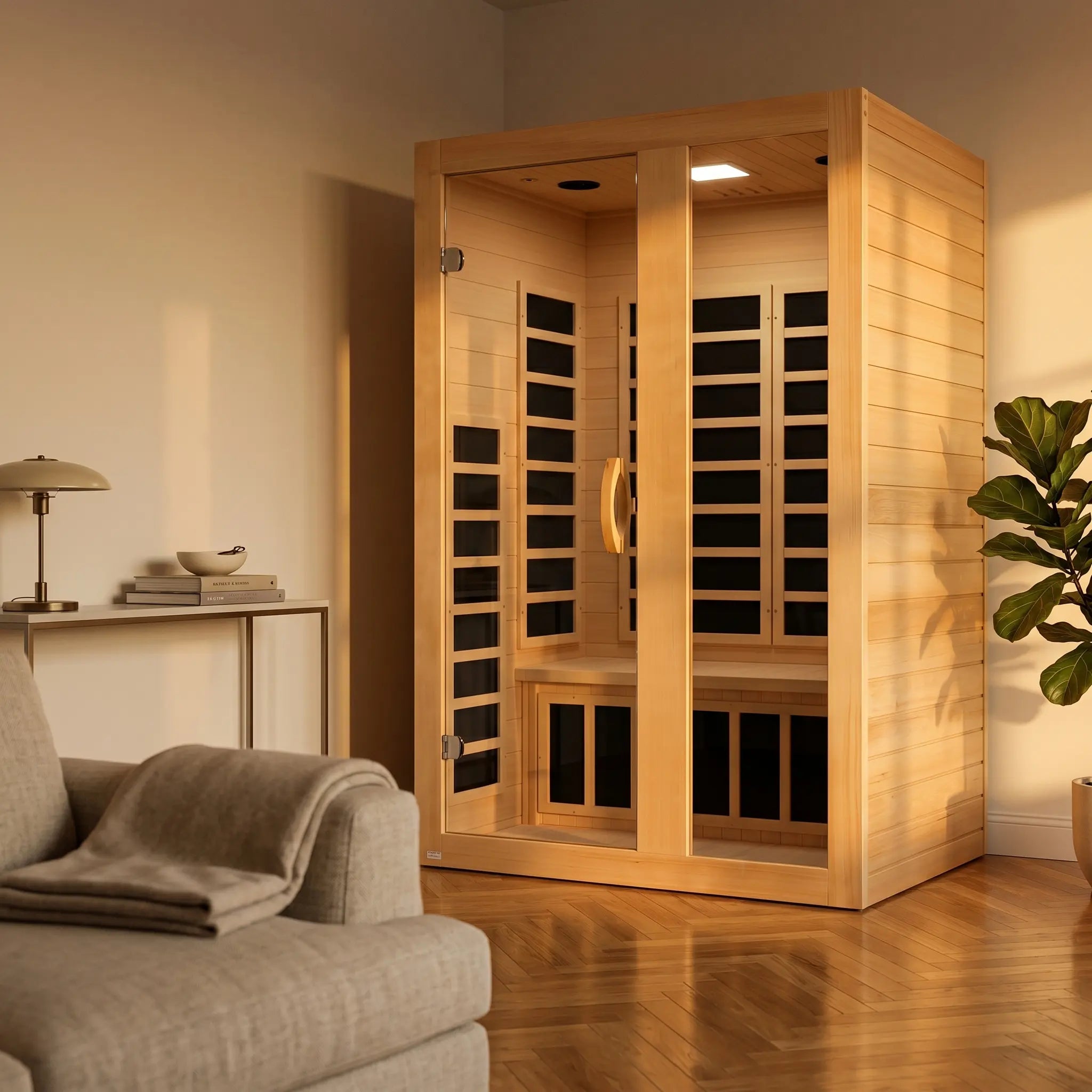 Dynamic Serena 2-Person Low EMF Far Infrared Sauna