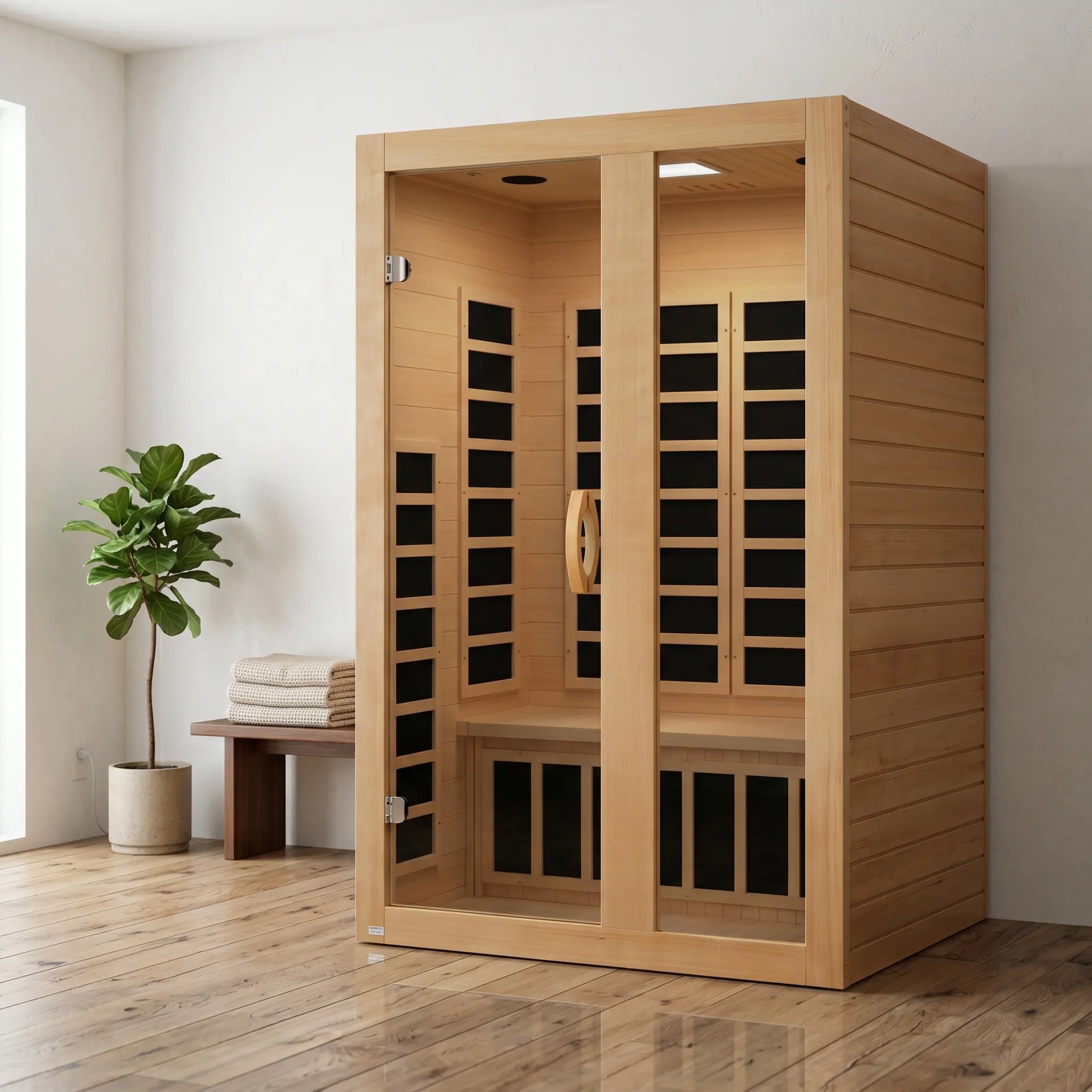 Dynamic Serena 2-Person Low EMF Far Infrared Sauna