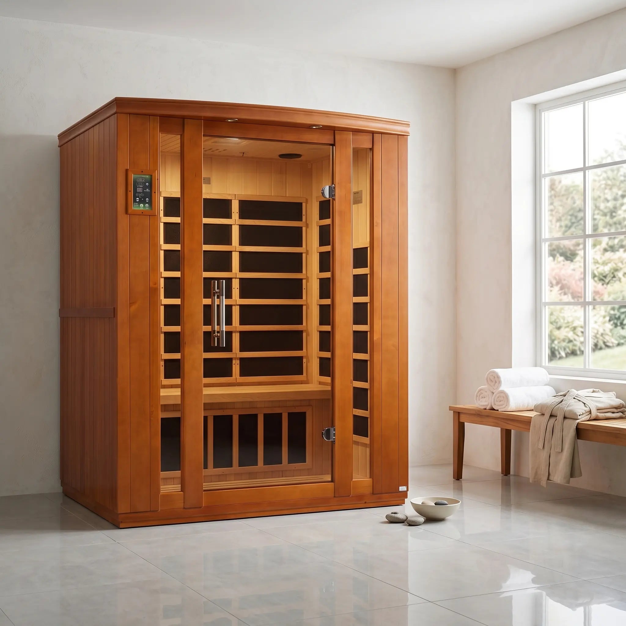 Dynamic Bellagio 3-Person Low EMF Far Infrared Sauna
