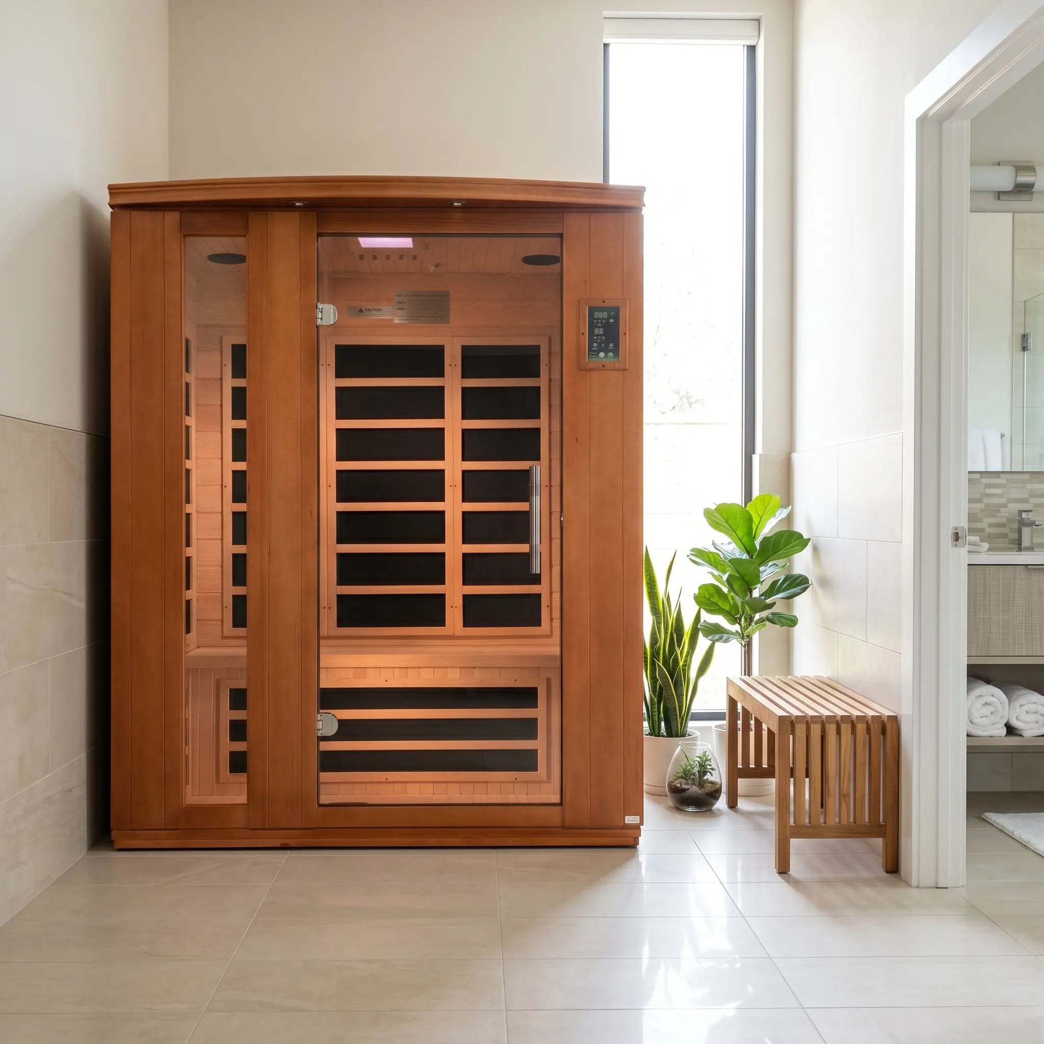 Dynamic Lugano 3 Person Low EMF Far Infrared Sauna