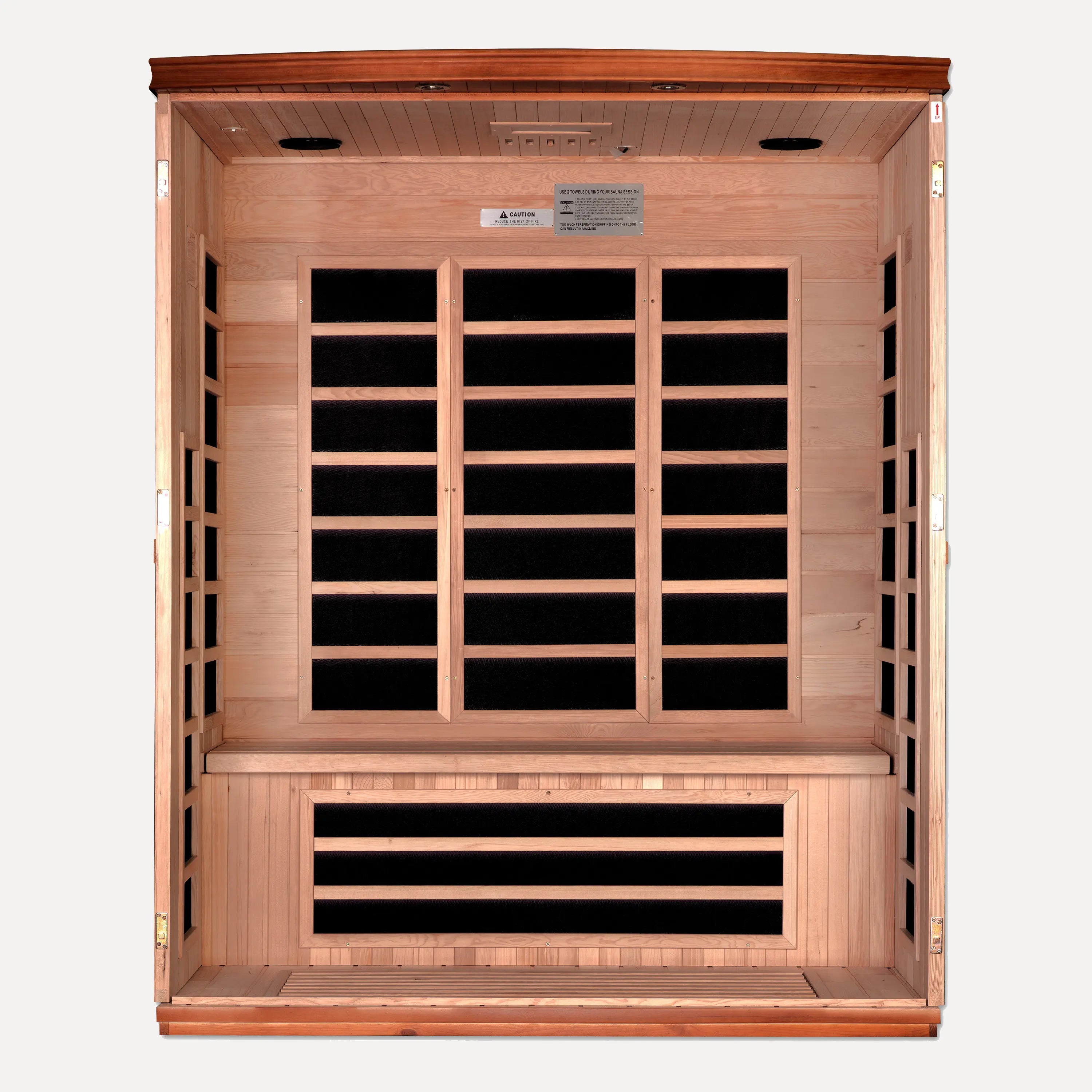 Dynamic Lugano Elite 3 Person Ultra Low EMF Far Infrared Sauna