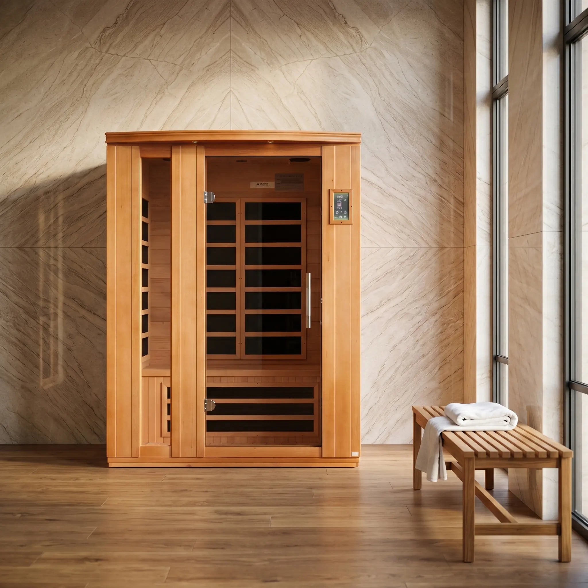 Dynamic Lugano Elite 3 Person Ultra Low EMF Far Infrared Sauna