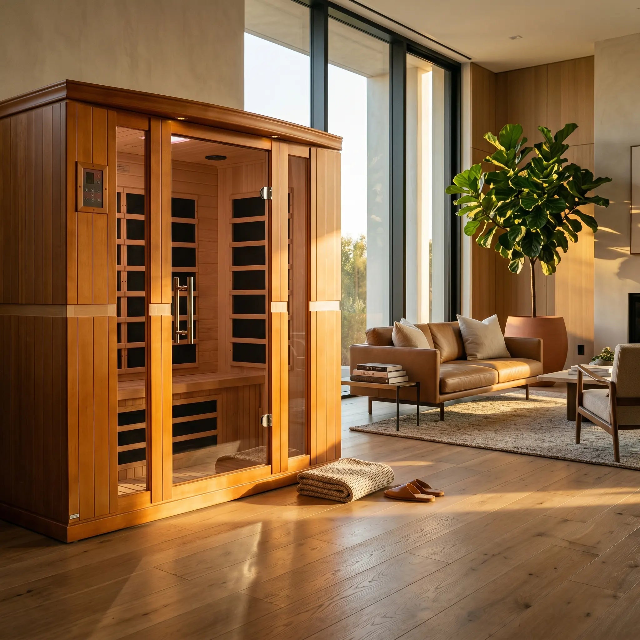 Dynamic Bergamo 4 Person Low EMF Far Infrared Sauna