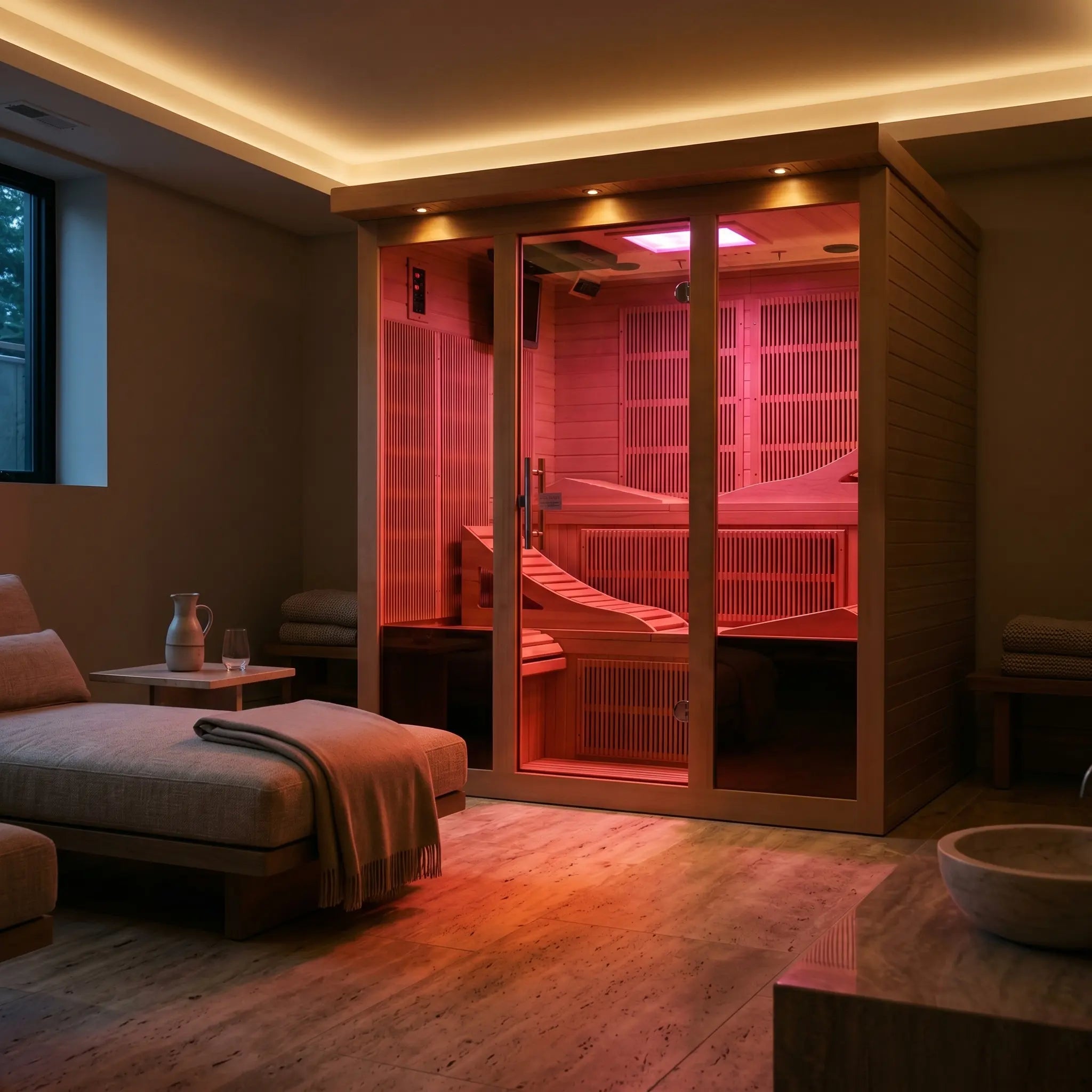 Golden Designs Monaco 6-Person Near Zero EMF Infrared Sauna