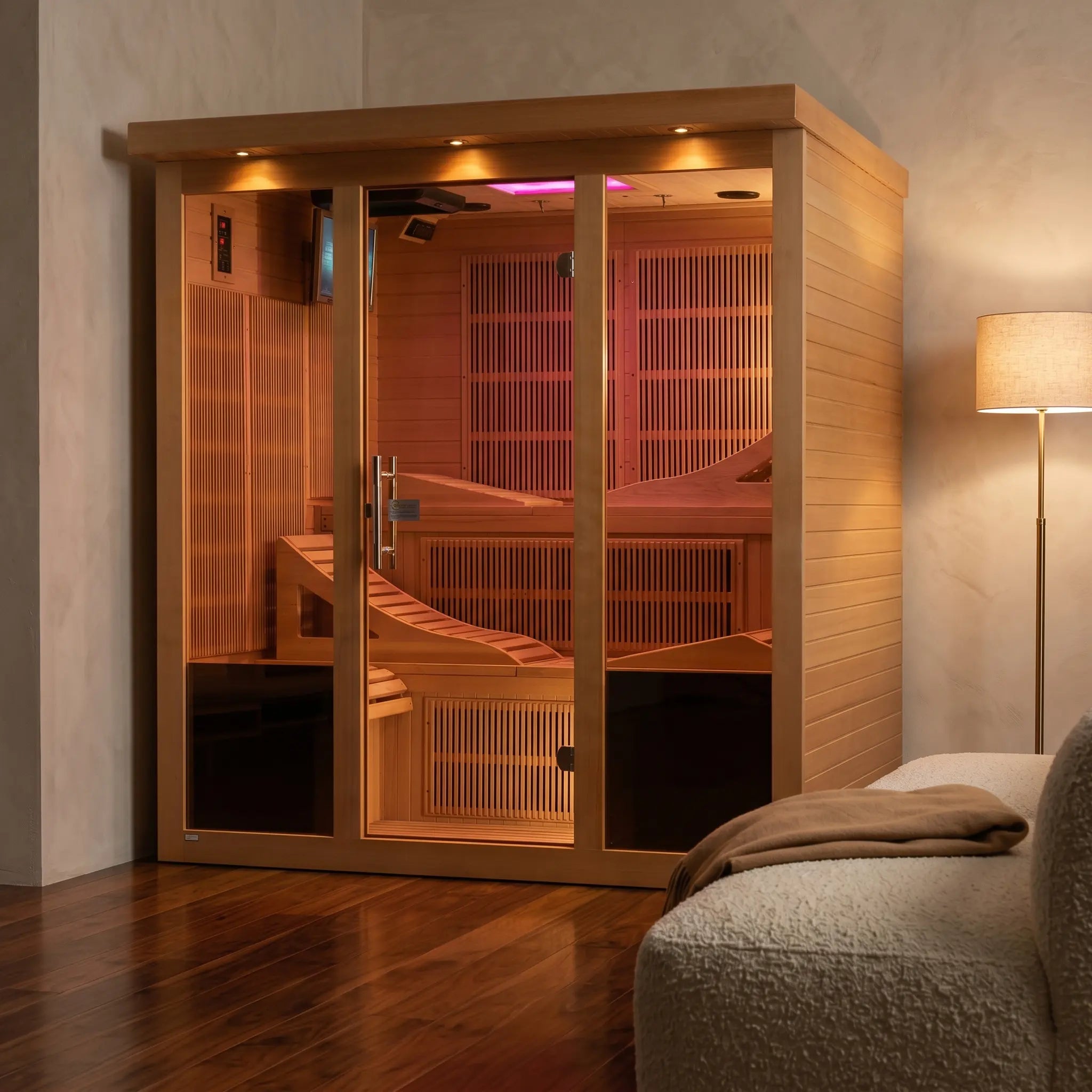 Golden Designs Monaco 6-Person Near Zero EMF Infrared Sauna