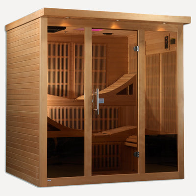 Golden Designs Monaco 6-Person Near Zero EMF Infrared Sauna
