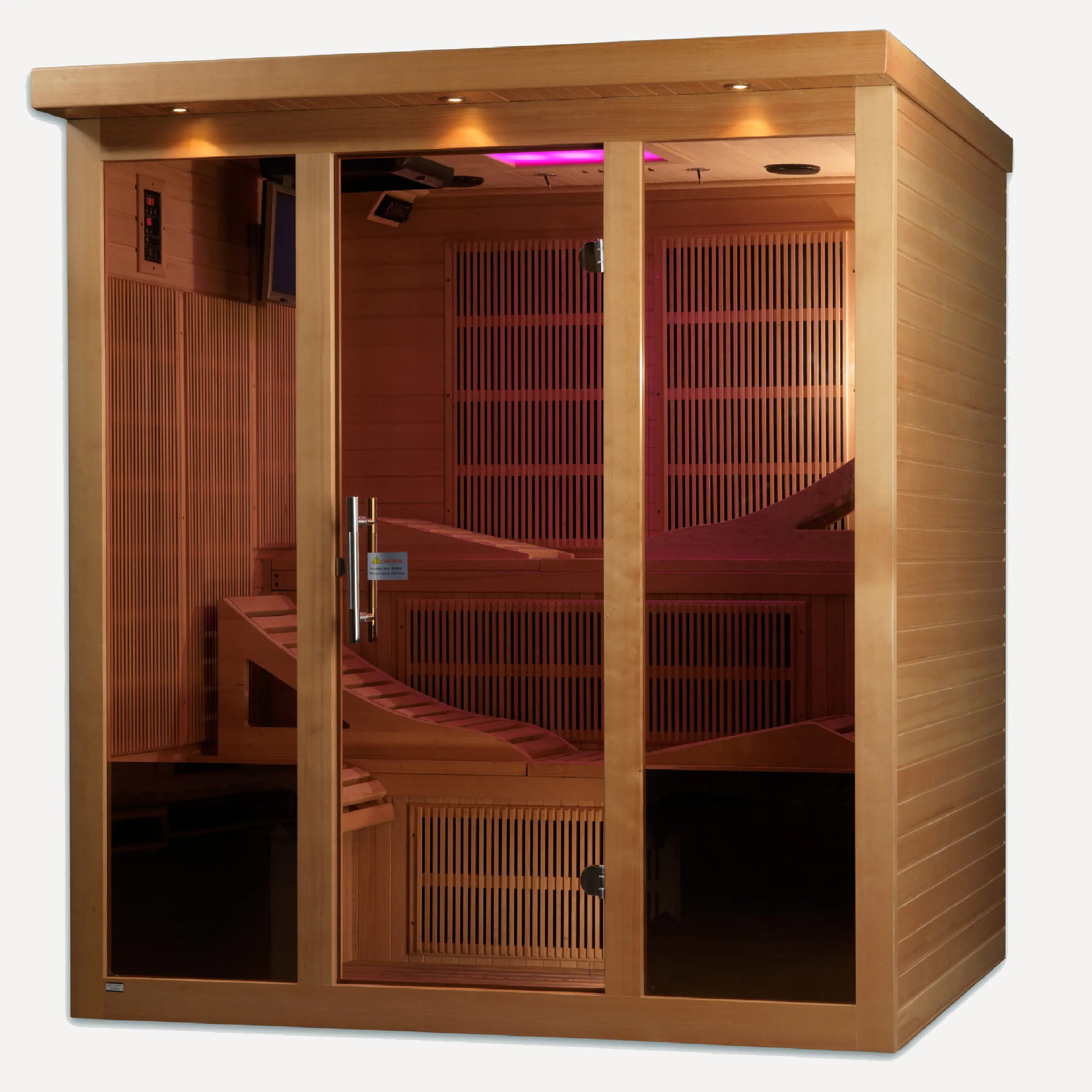 Golden Designs Monaco 6-Person Near Zero EMF Infrared Sauna