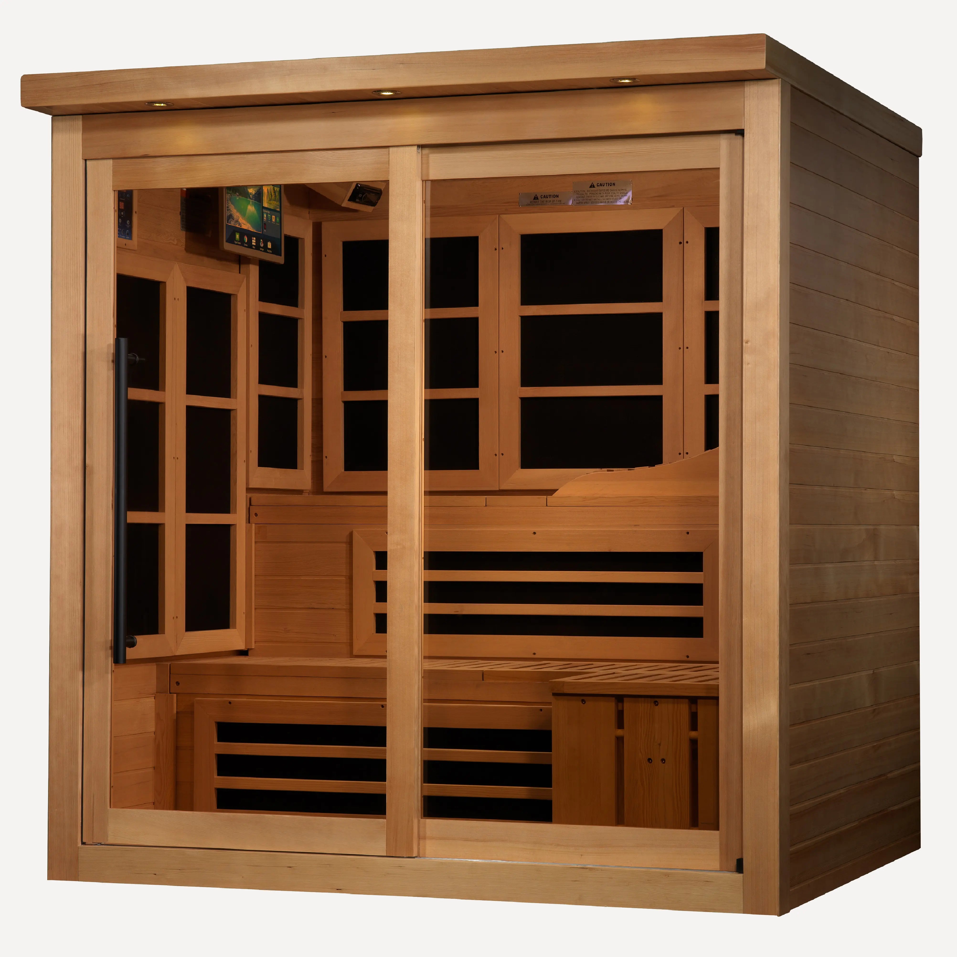 Golden Designs Monaco Limited Edition 6-Person Near Zero EMF Sauna