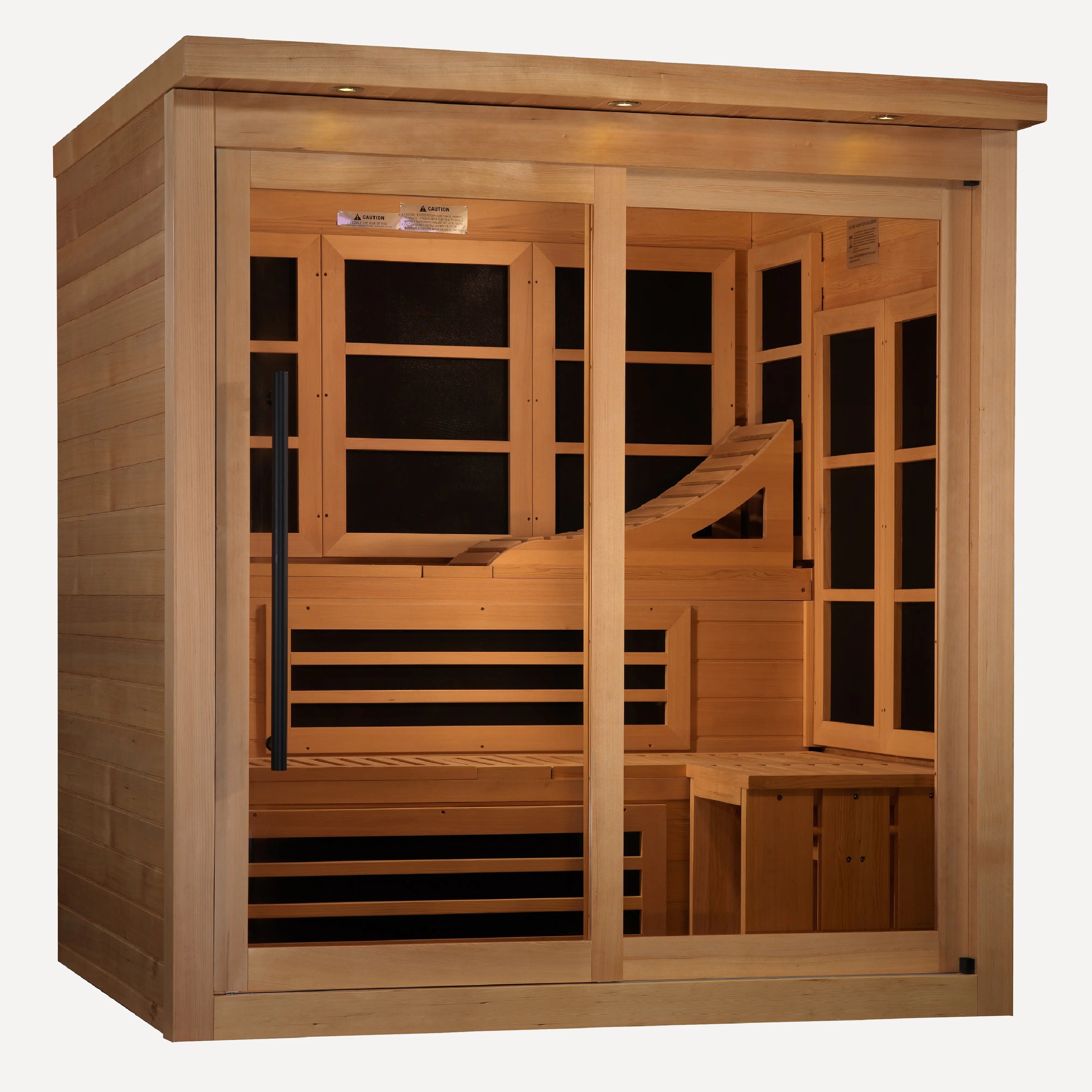 Golden Designs Monaco Limited Edition 6-Person Near Zero EMF Sauna
