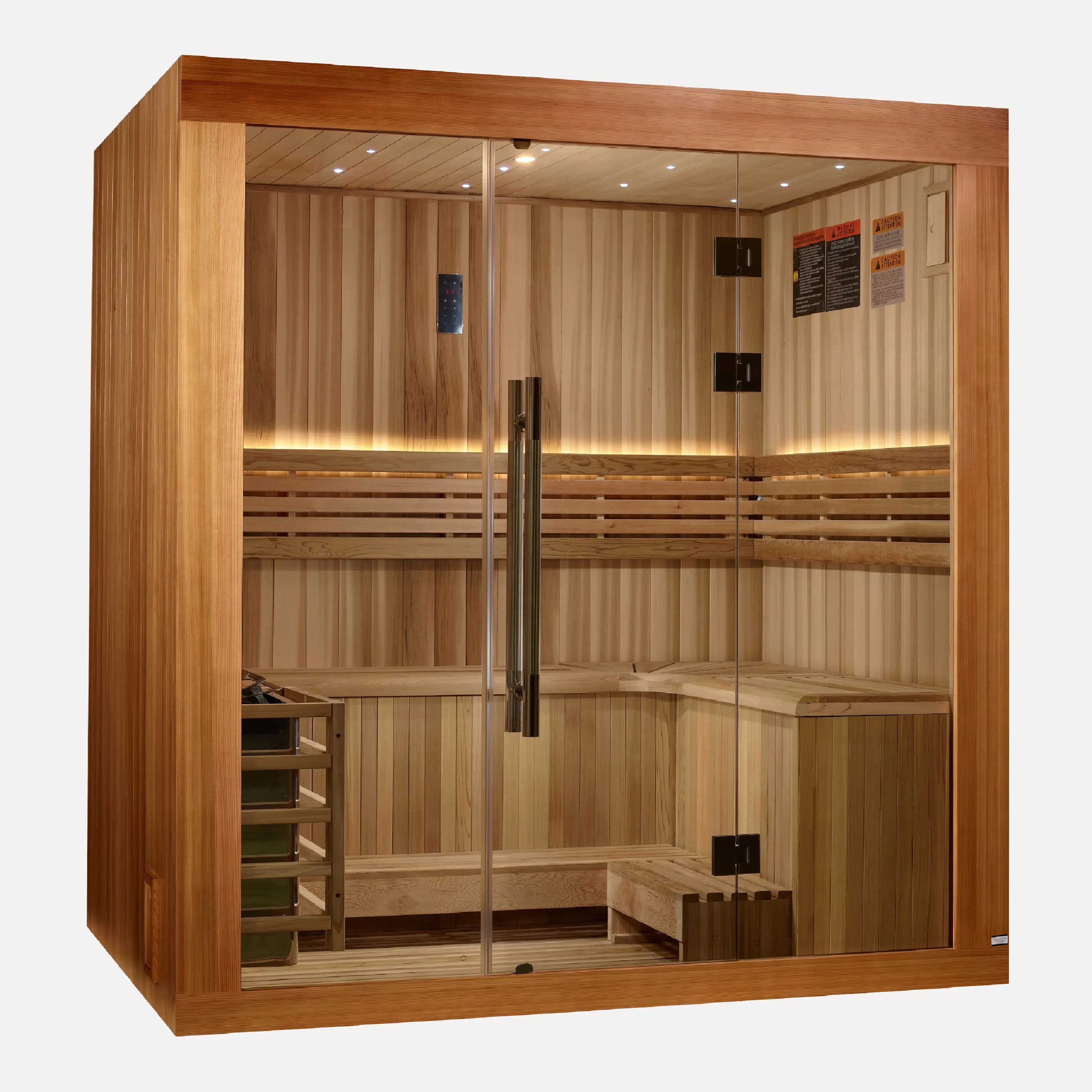 Golden Designs Copenhagen Edition 3-Person Indoor Traditional Sauna