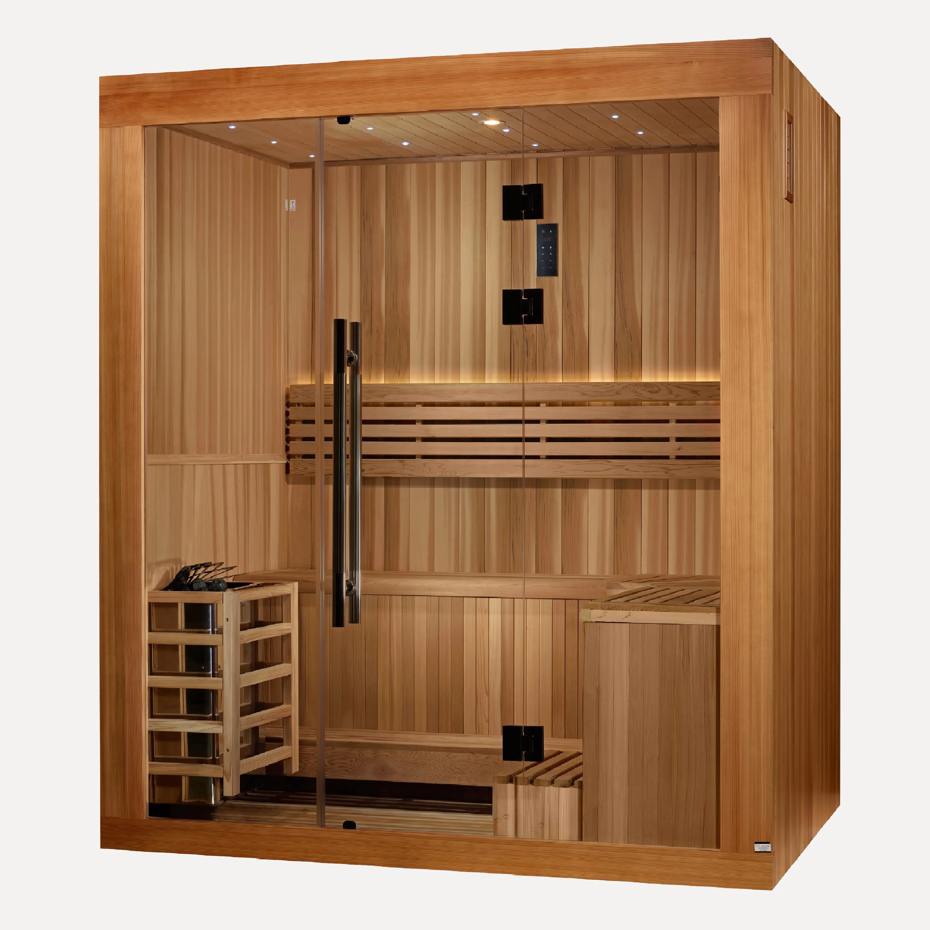 Golden Designs Copenhagen Edition 3-Person Indoor Traditional Sauna