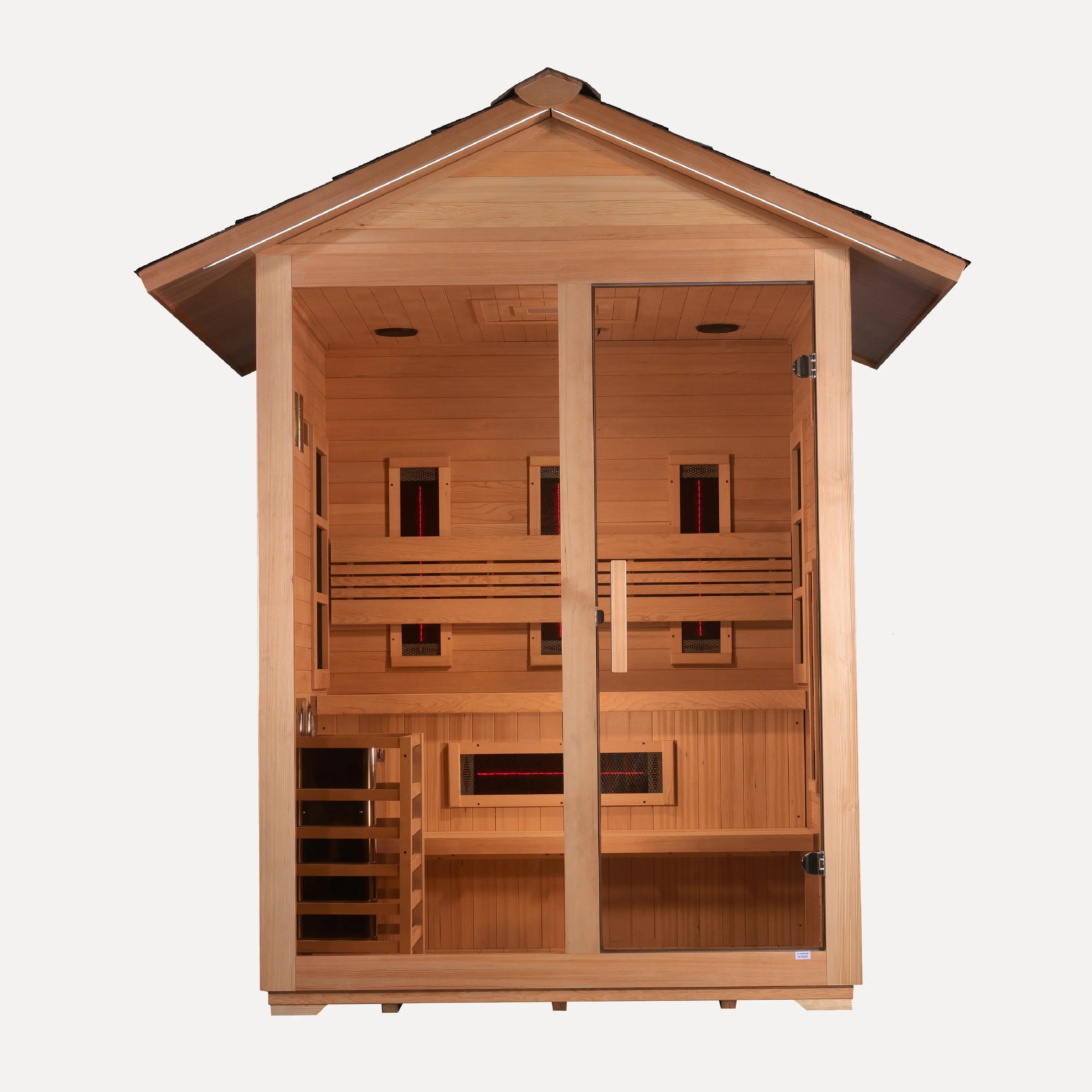 Golden Designs Carinthia 3-Person Hybrid Outdoor Sauna