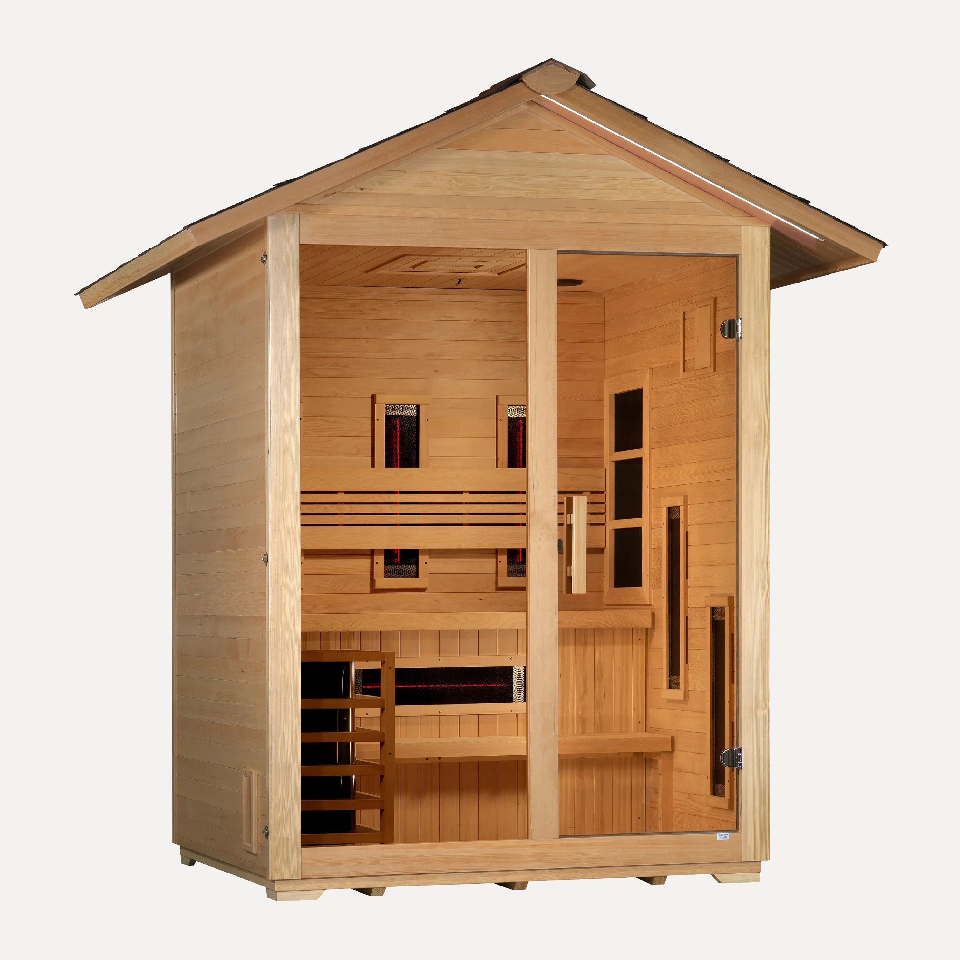 Golden Designs Carinthia 3-Person Hybrid Outdoor Sauna
