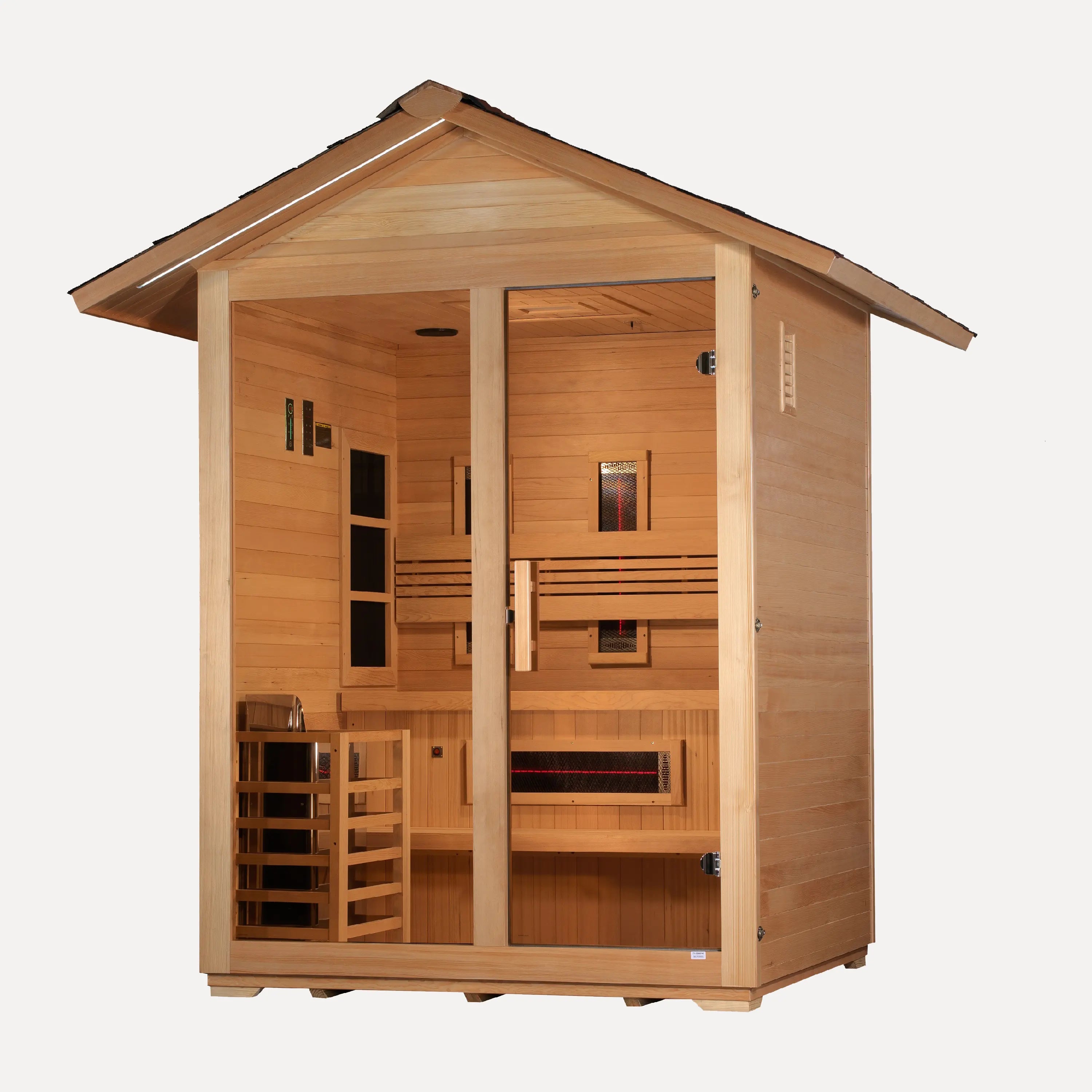 Golden Designs Carinthia 3-Person Hybrid Outdoor Sauna