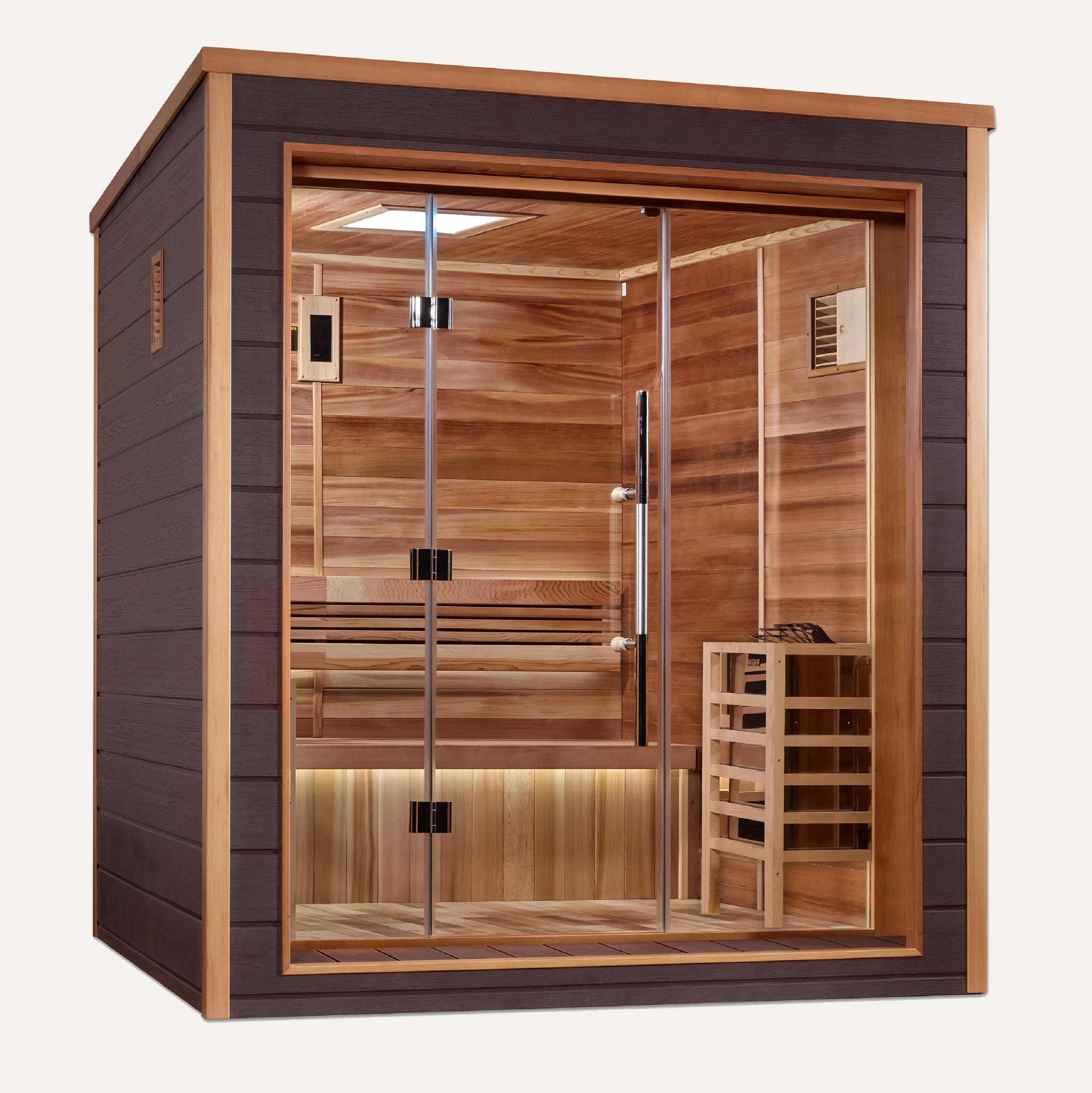 Golden Designs Drammen 3-Person Outdoor Traditional Sauna