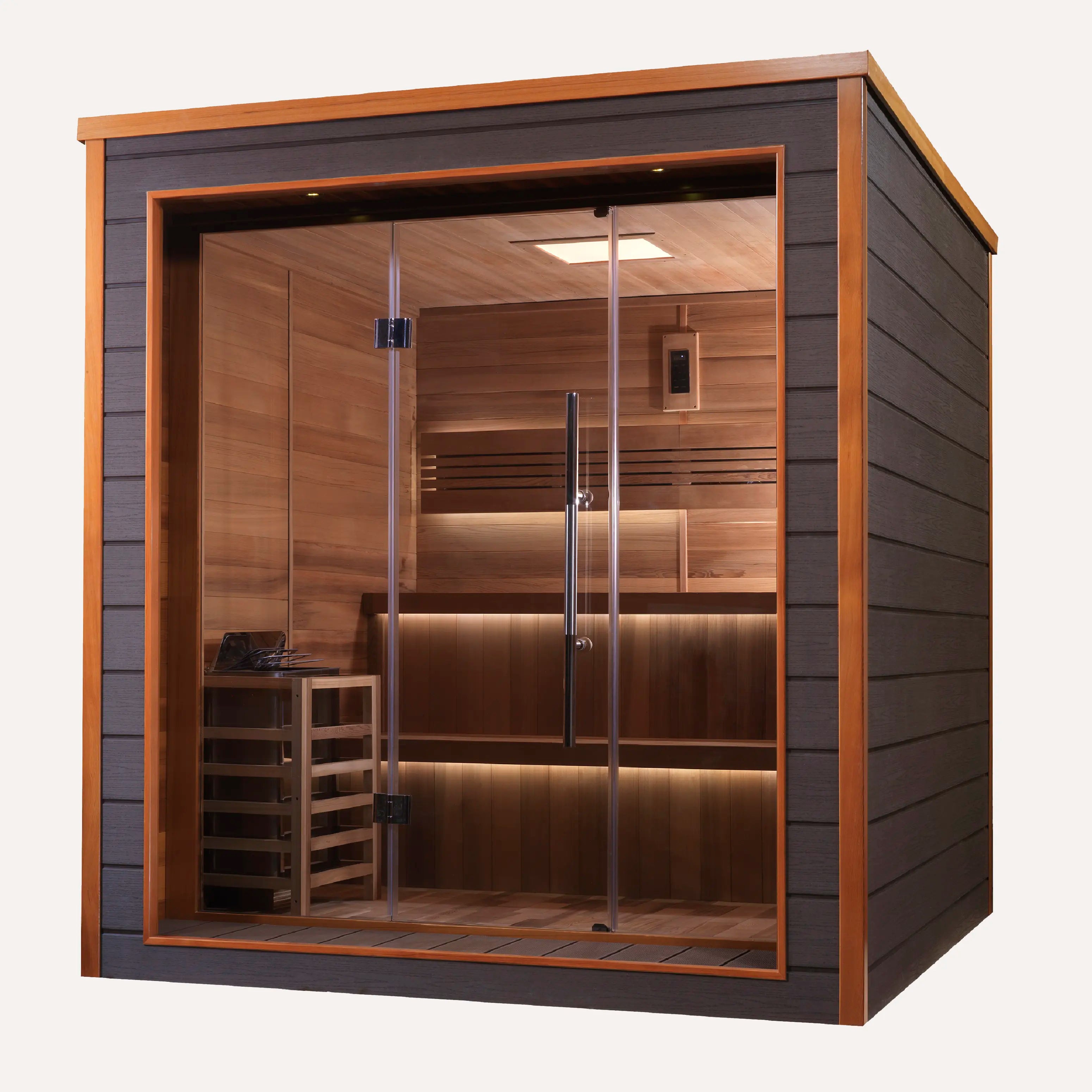 Golden Designs Bergen 6-Person Outdoor Traditional Sauna