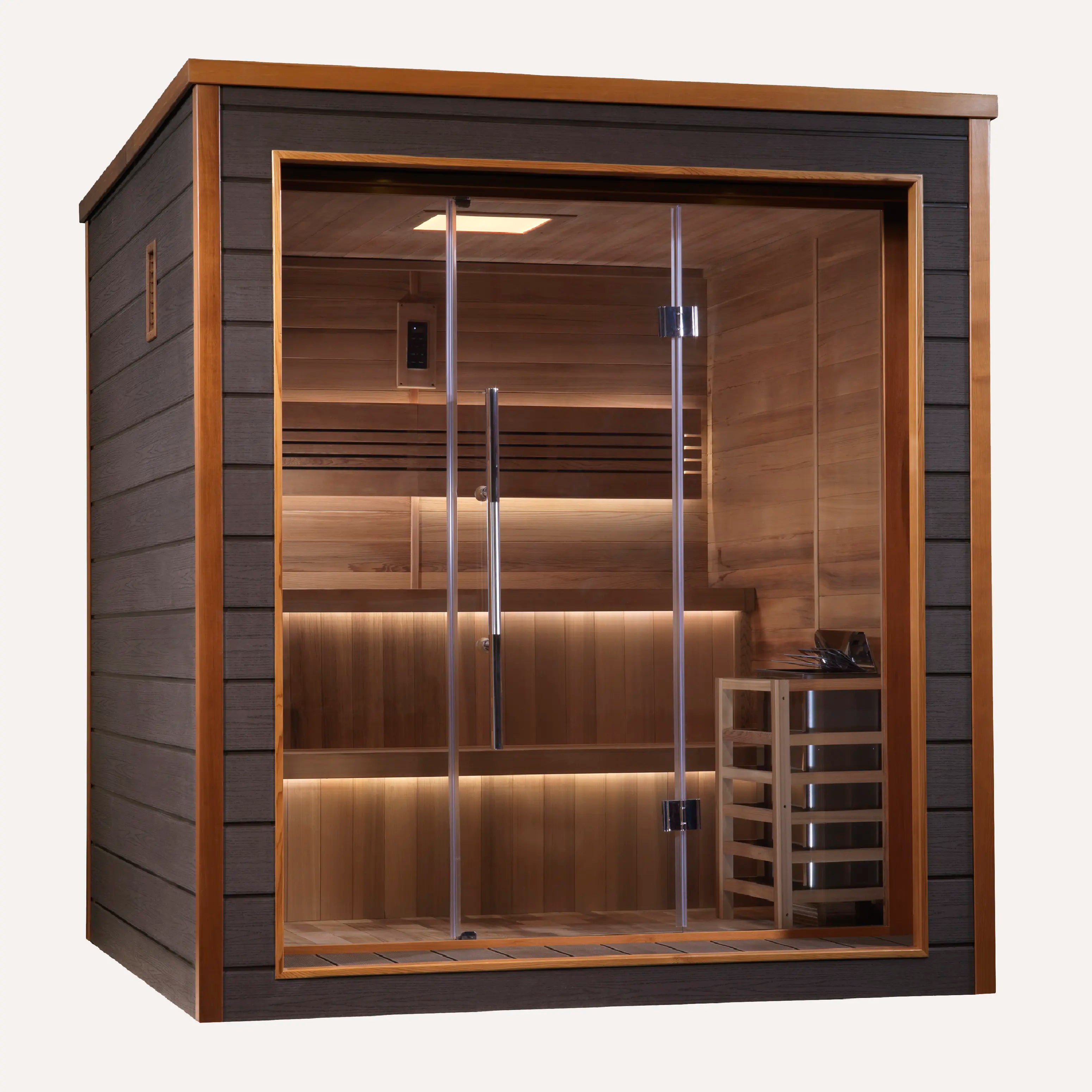 Golden Designs Bergen 6-Person Outdoor Traditional Sauna
