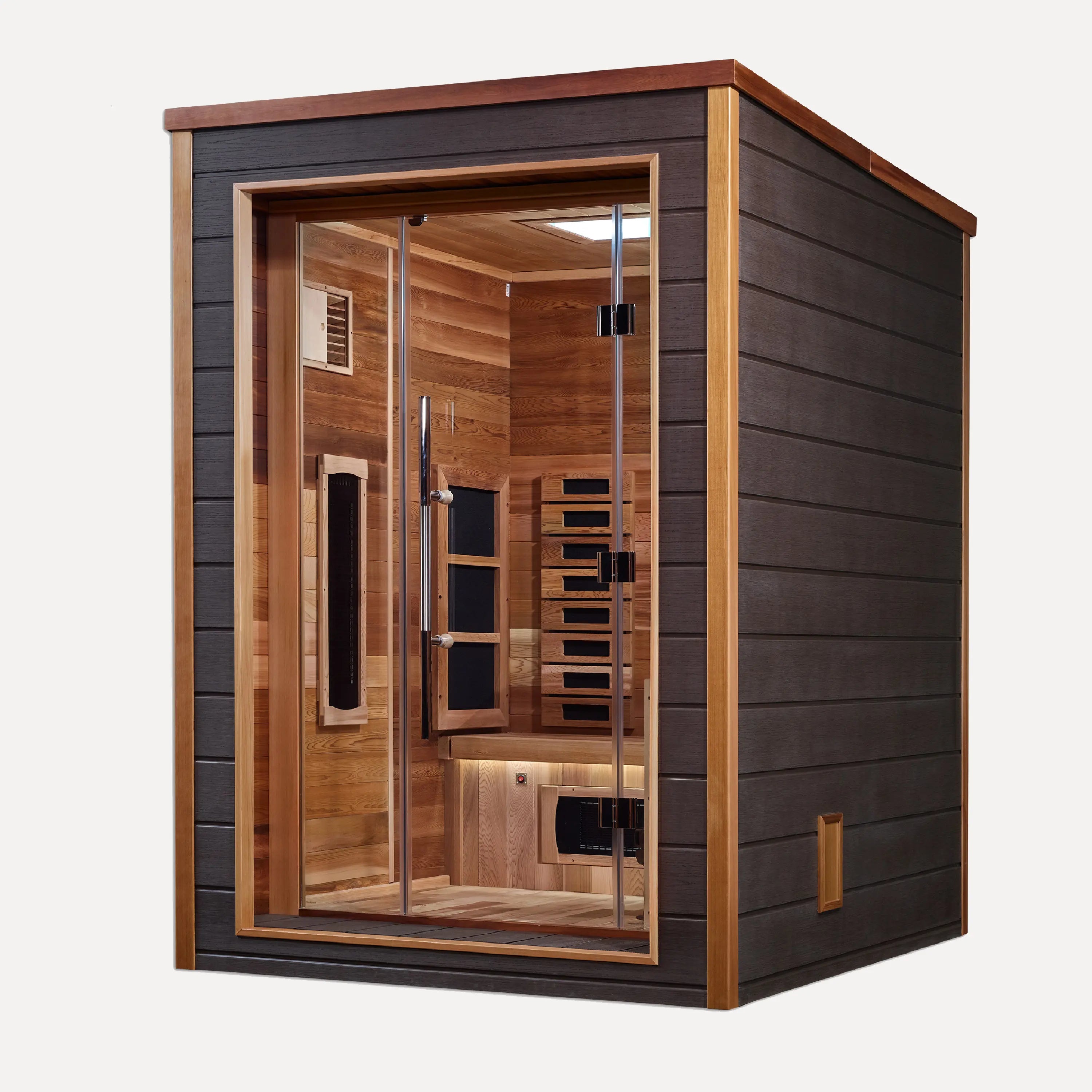 Golden Designs Nora 2-Person Hybrid Outdoor Sauna