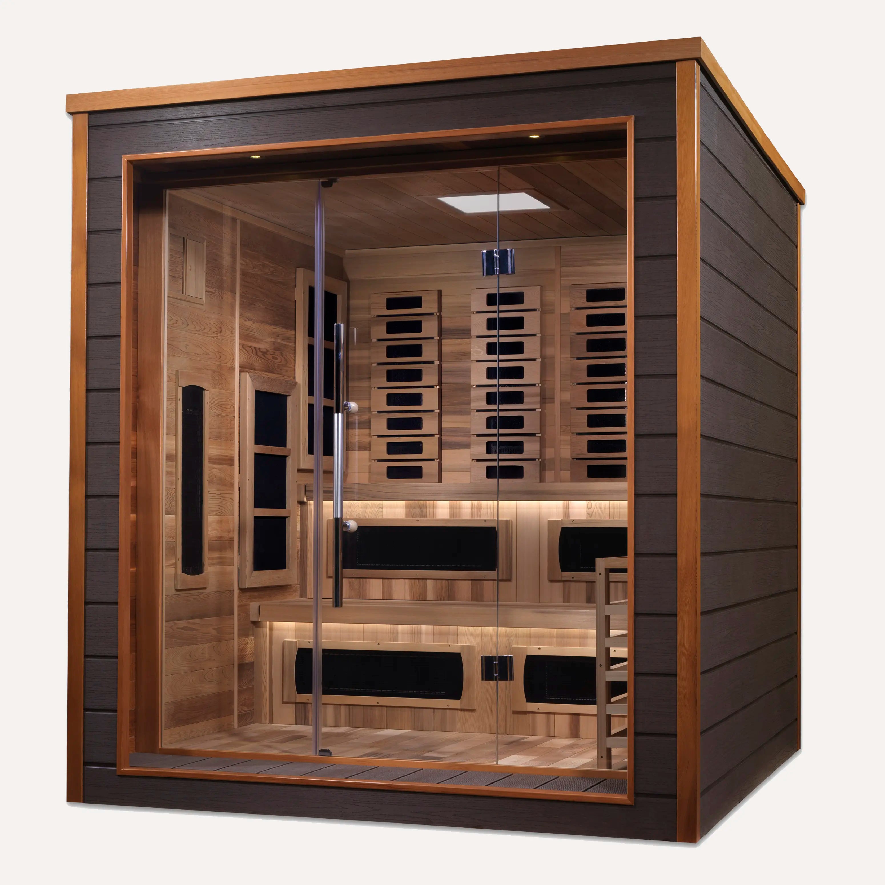 Golden Designs Karlstad 6-Person Hybrid Outdoor Sauna