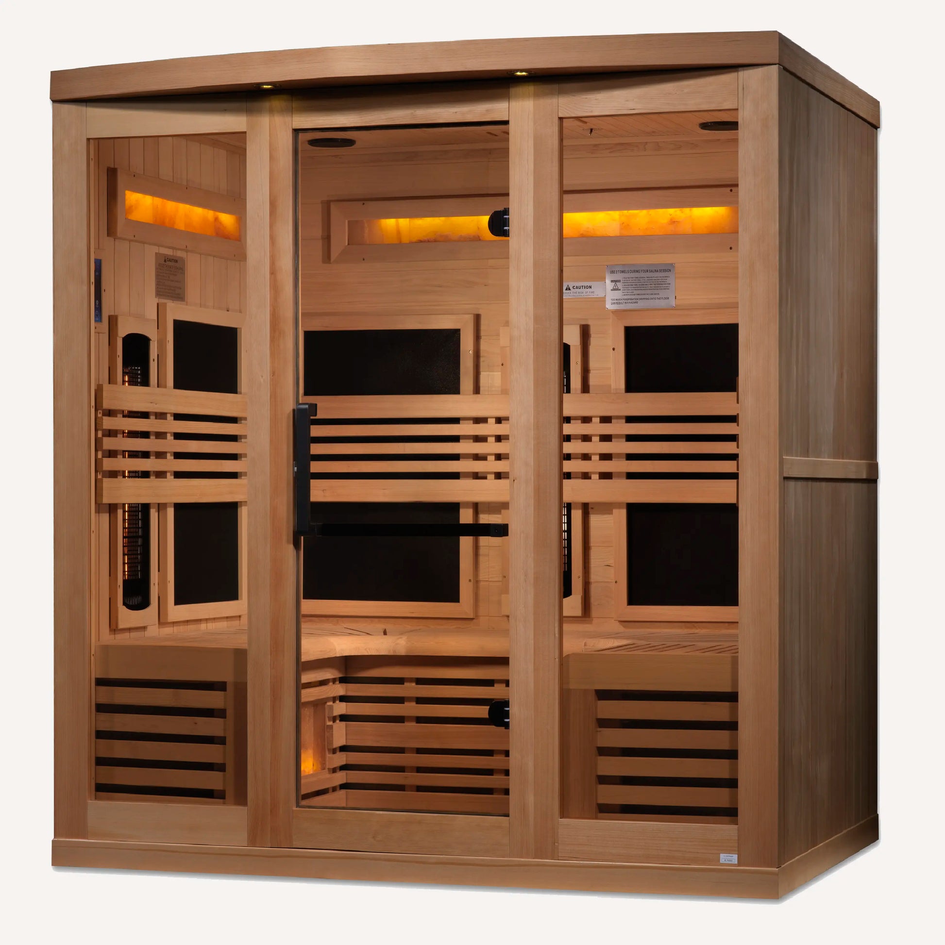 Golden Designs Reserve 6 person full spectrum infrared sauna, view 4