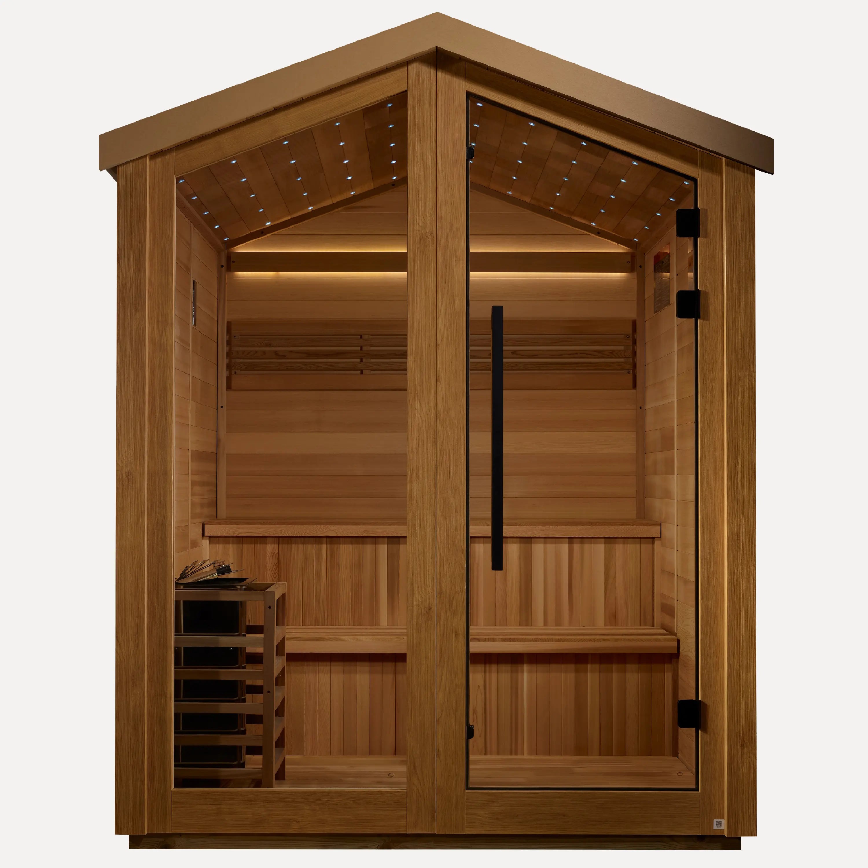 Golden Designs Kaarina 6-Person Outdoor Traditional Sauna (Red Cedar)