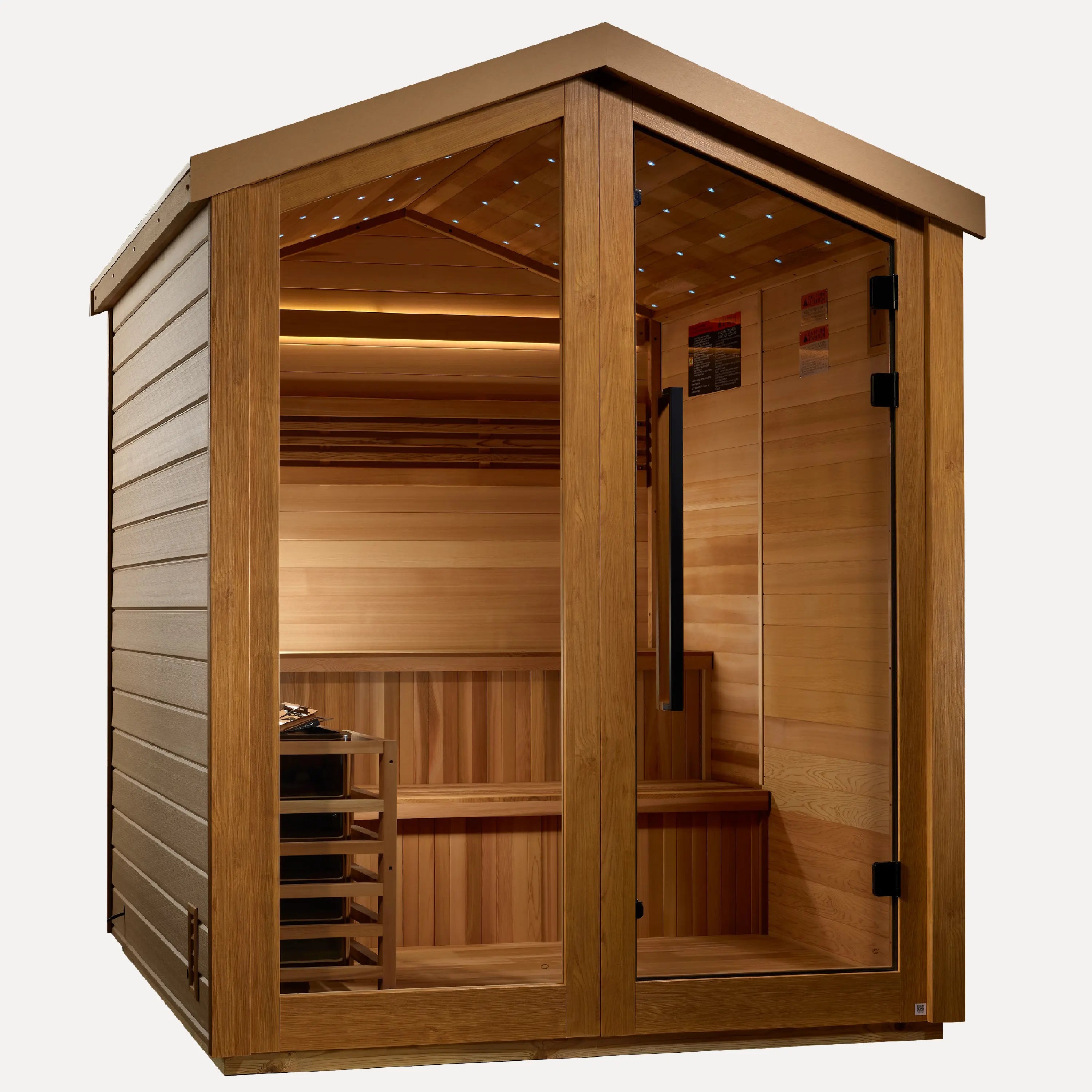 Golden Designs Kaarina 6-Person Outdoor Traditional Sauna (Red Cedar)