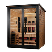 Golden Designs Loviisa 3-Person Hybrid Outdoor Sauna (2 Tone)