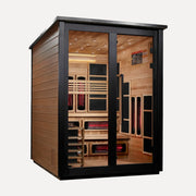 Golden Designs Kaskinen 6-Person Hybrid Outdoor Sauna (2 Tone)