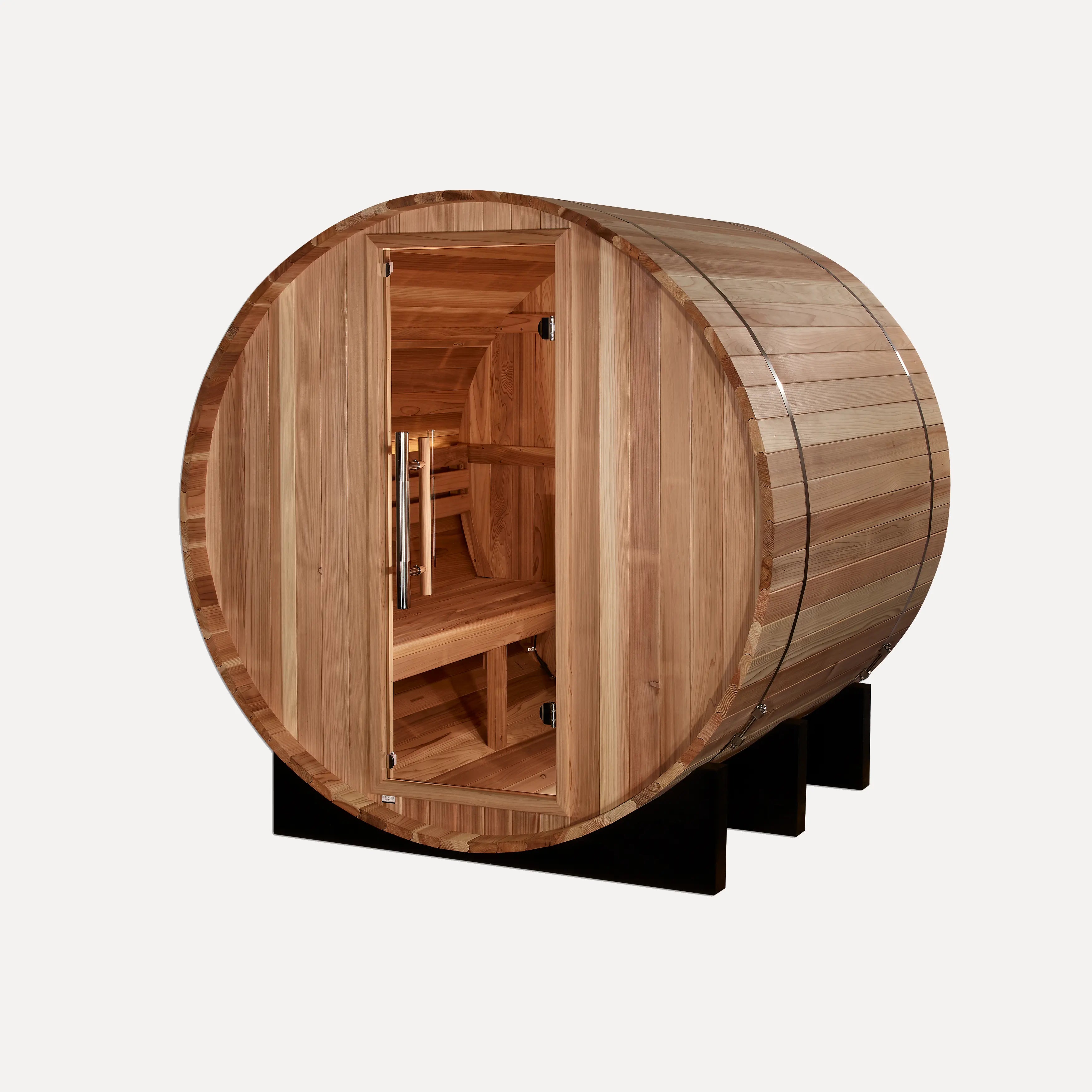 Golden Designs St. Moritz 2-Person Barrel Sauna