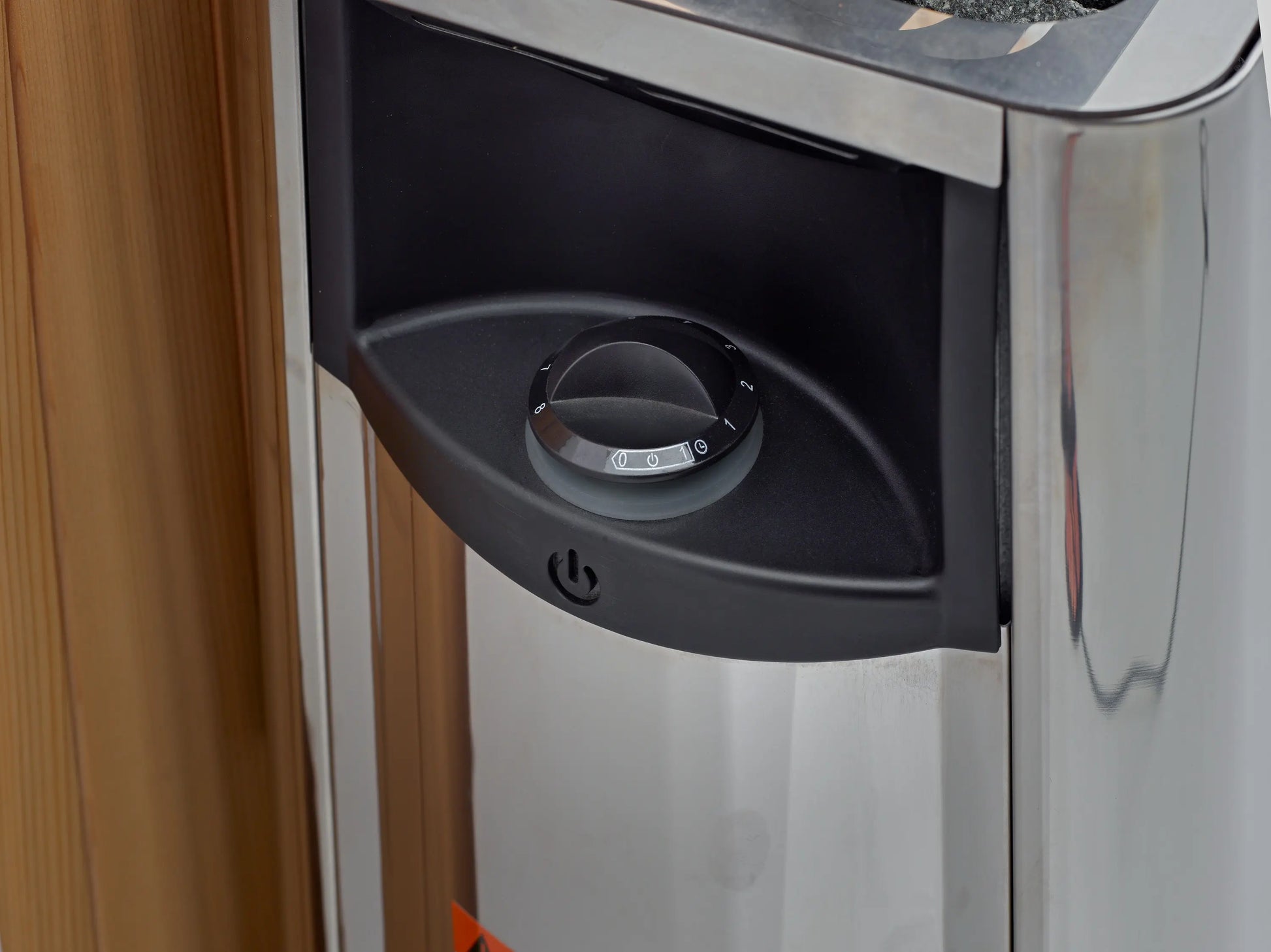 Harvia sauna stove detail with stones