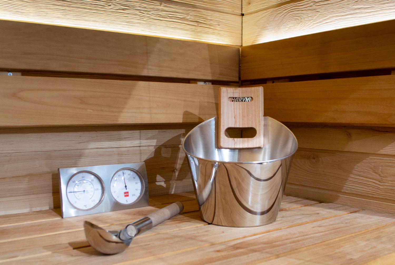 Harvia SA006 Stainless Steel Sauna Accessories Set