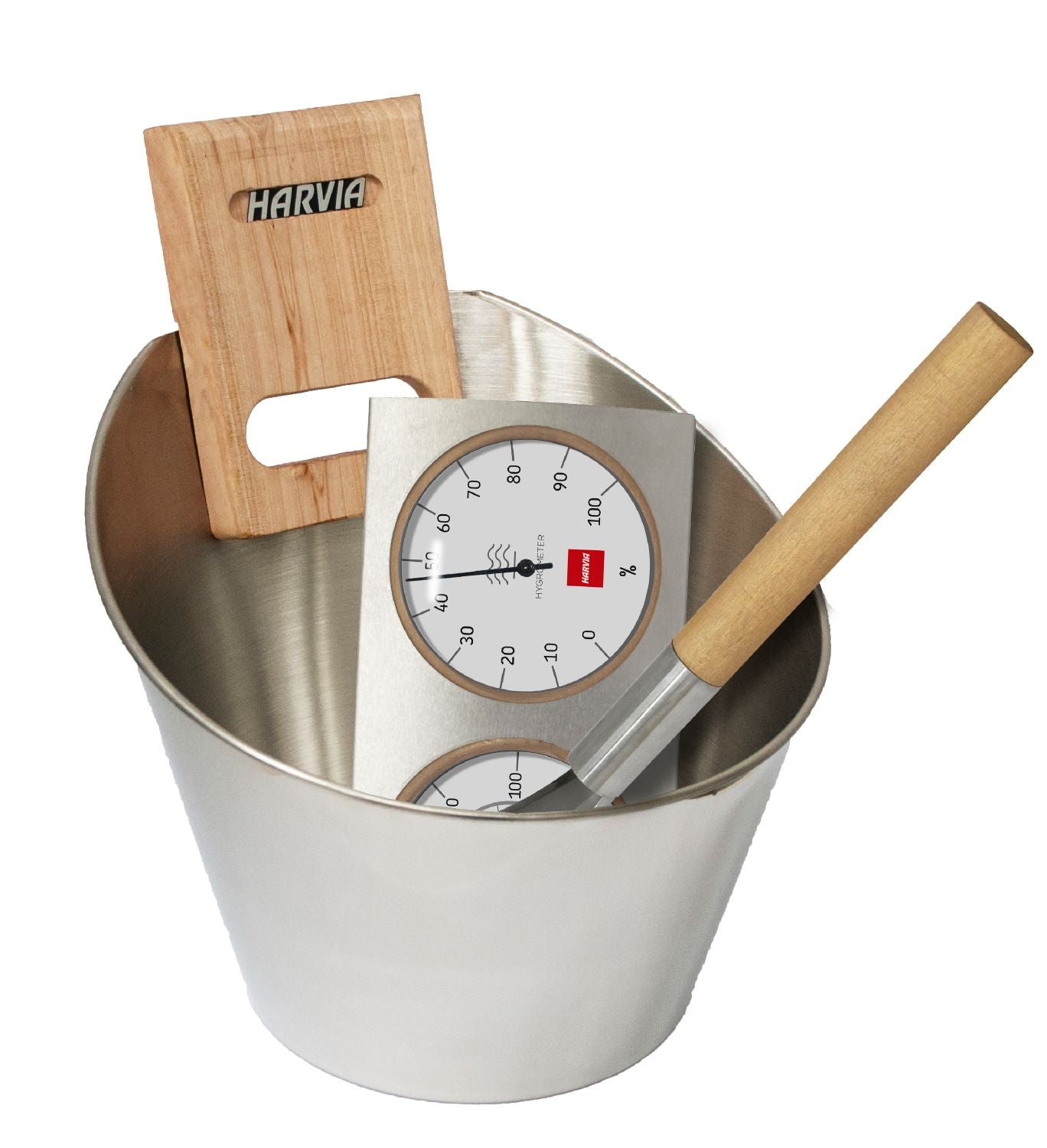 Harvia SA006 Stainless Steel Sauna Accessories Set