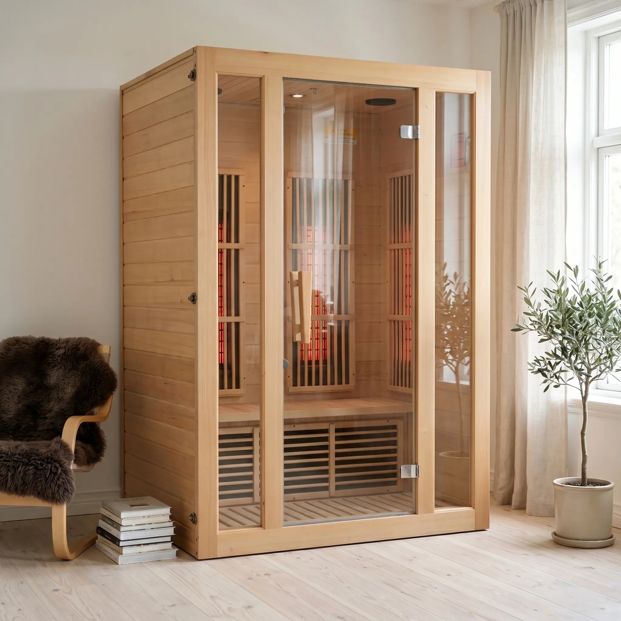 Maxxus Seattle 2 Person Low EMF Far Infrared Sauna