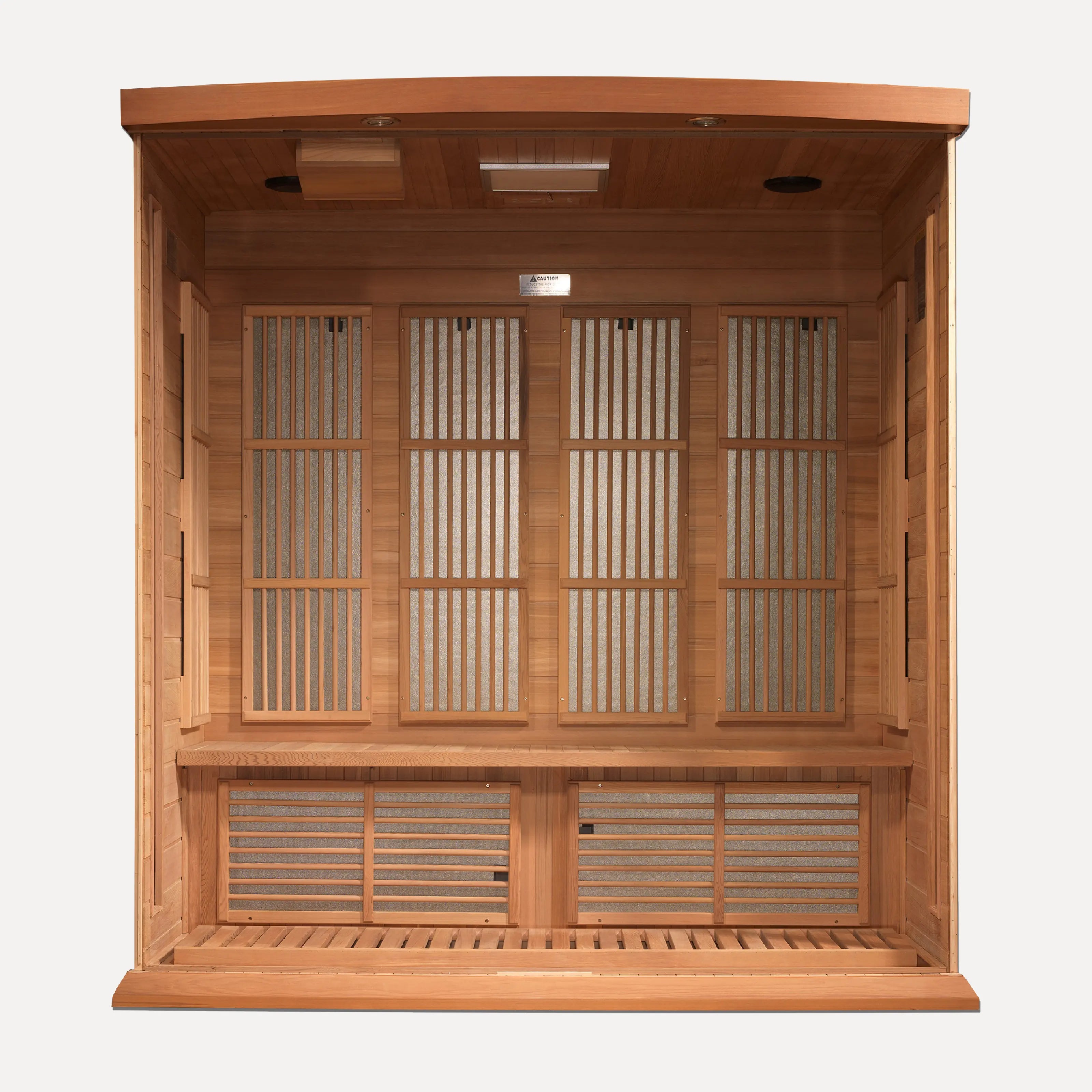 Maxxus 4 Person Low EMF Far Infrared Sauna (Red Cedar)