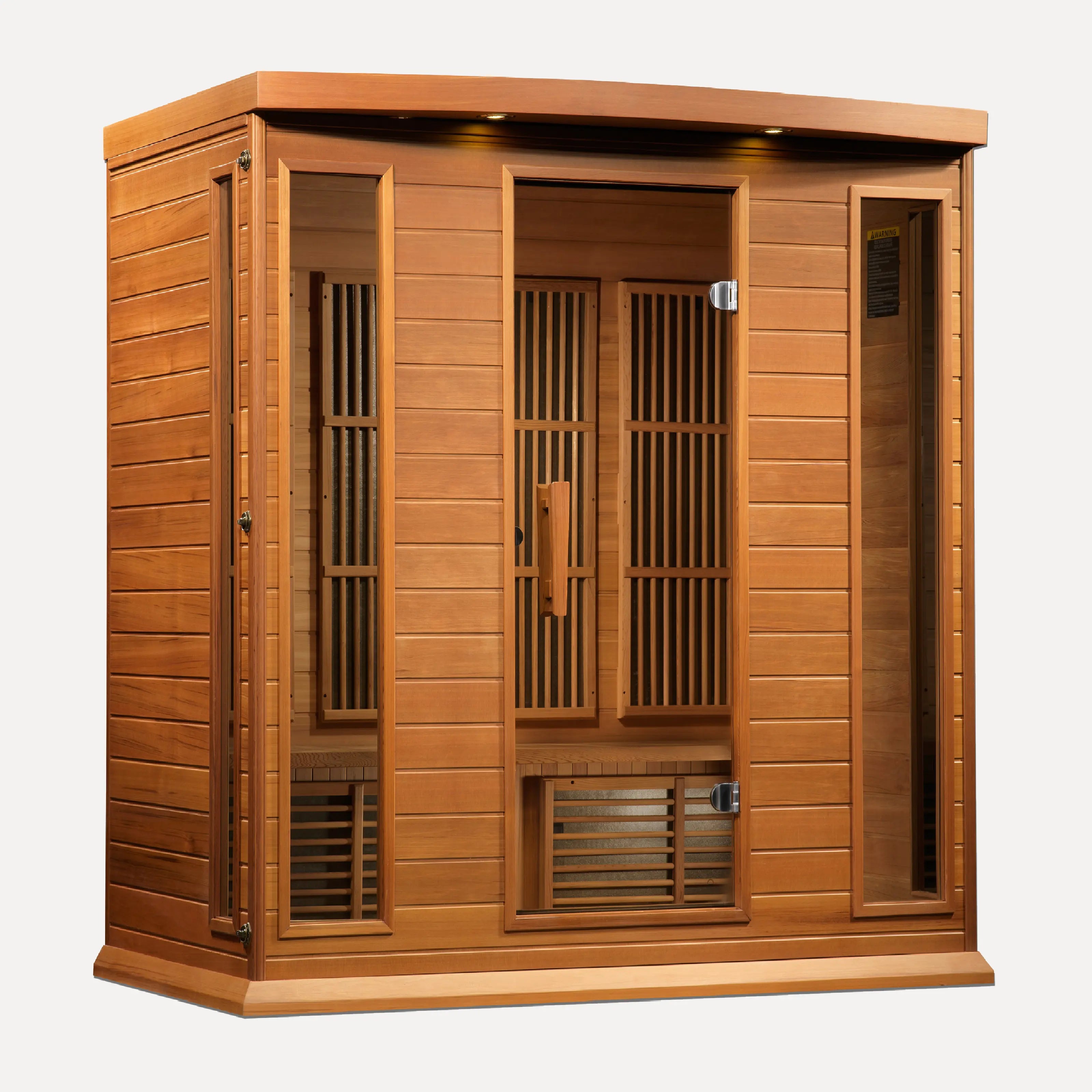 Maxxus 4 Person Near Zero EMF Far Infrared Sauna (Red Cedar)