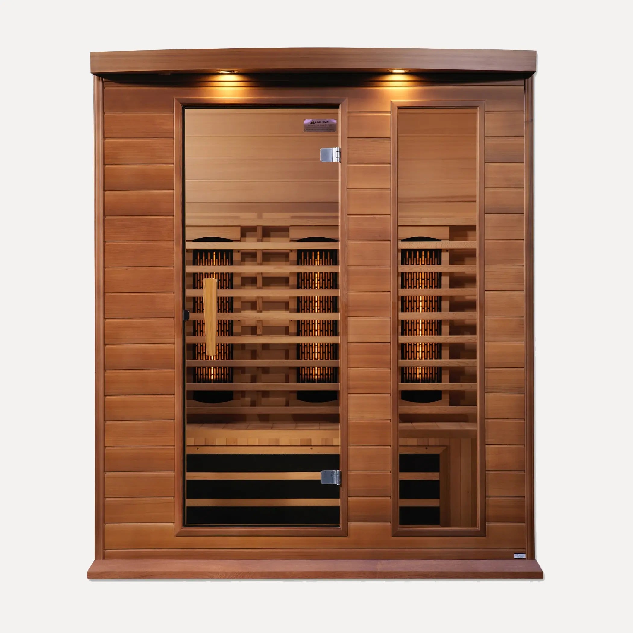 Maxxus 3 Person Full Spectrum Near Zero EMF Far Infrared Sauna (Red Cedar)