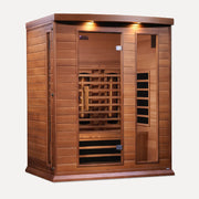 Maxxus 3 Person Full Spectrum Near Zero EMF Far Infrared Sauna (Red Cedar)