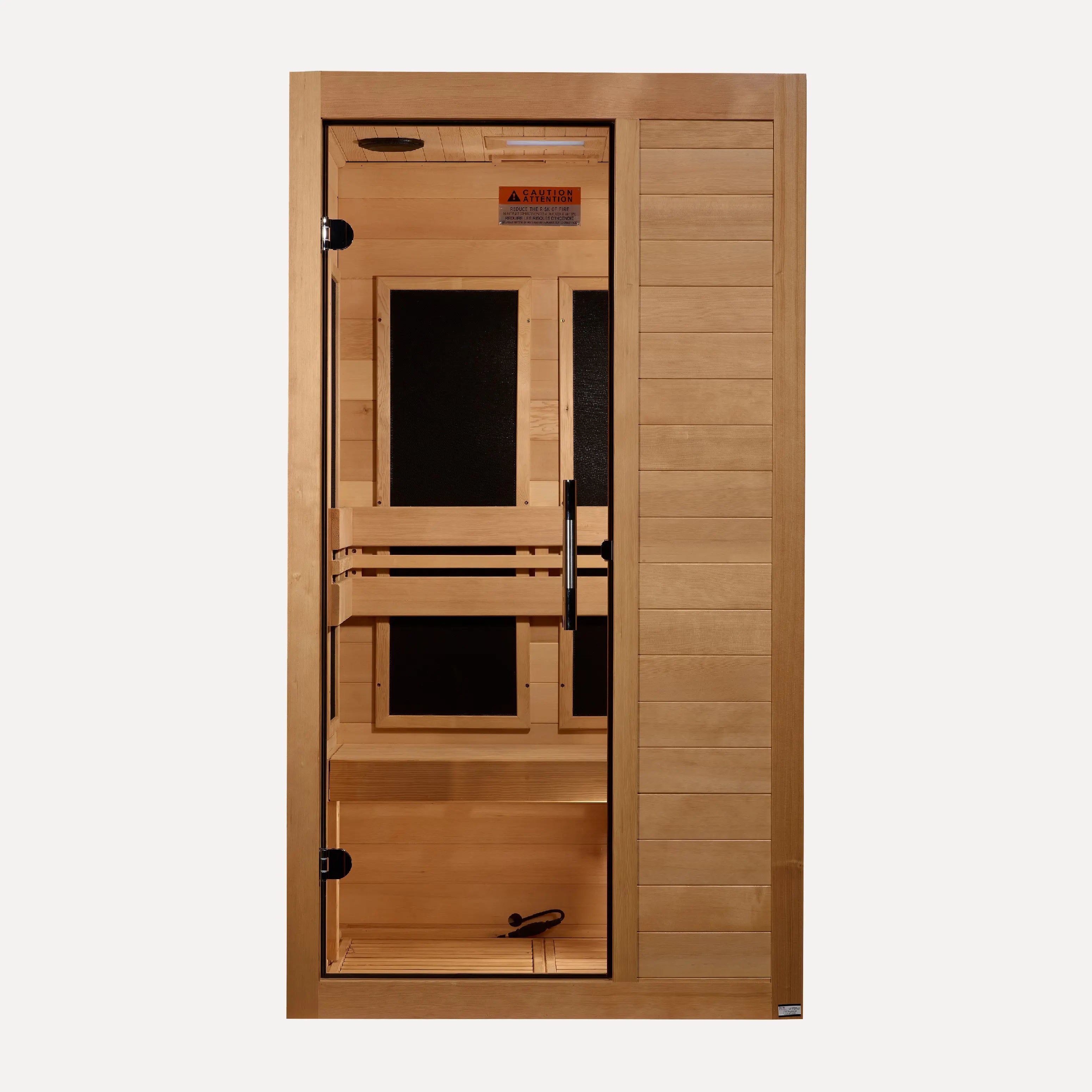Maxxus S-Line Yoga 1 Person Ultra Low EMF Far Infrared Sauna