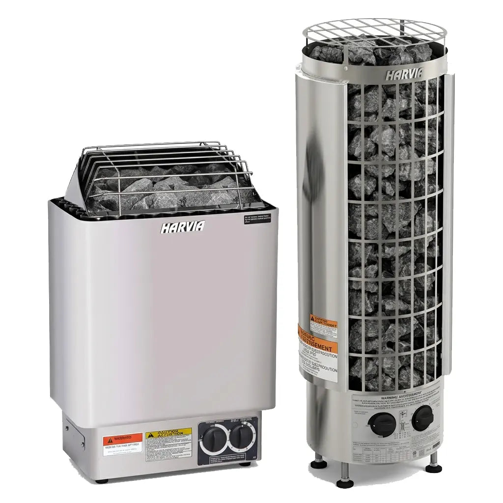 Sauna heaters category image with electric and traditional sauna stoves
