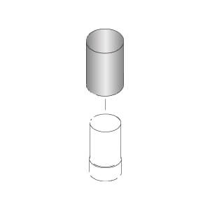 Harvia Lead-Through Flange WZ020115 Stainless Steel