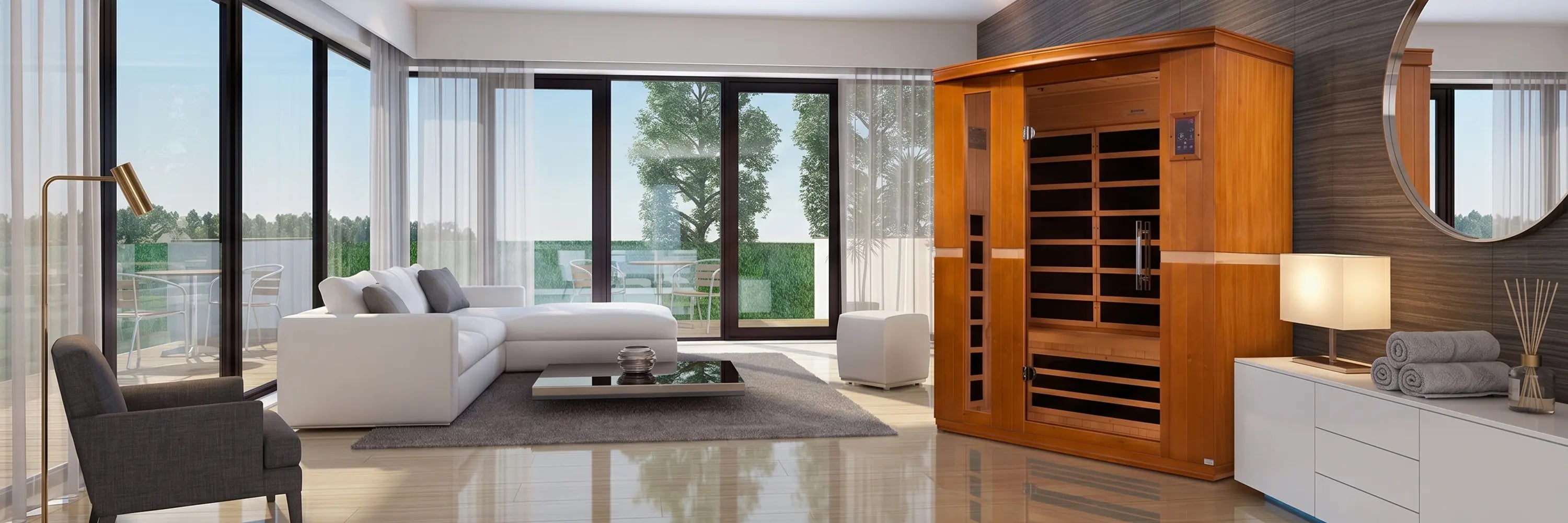 Golden Designs Dynamic saunas brand banner