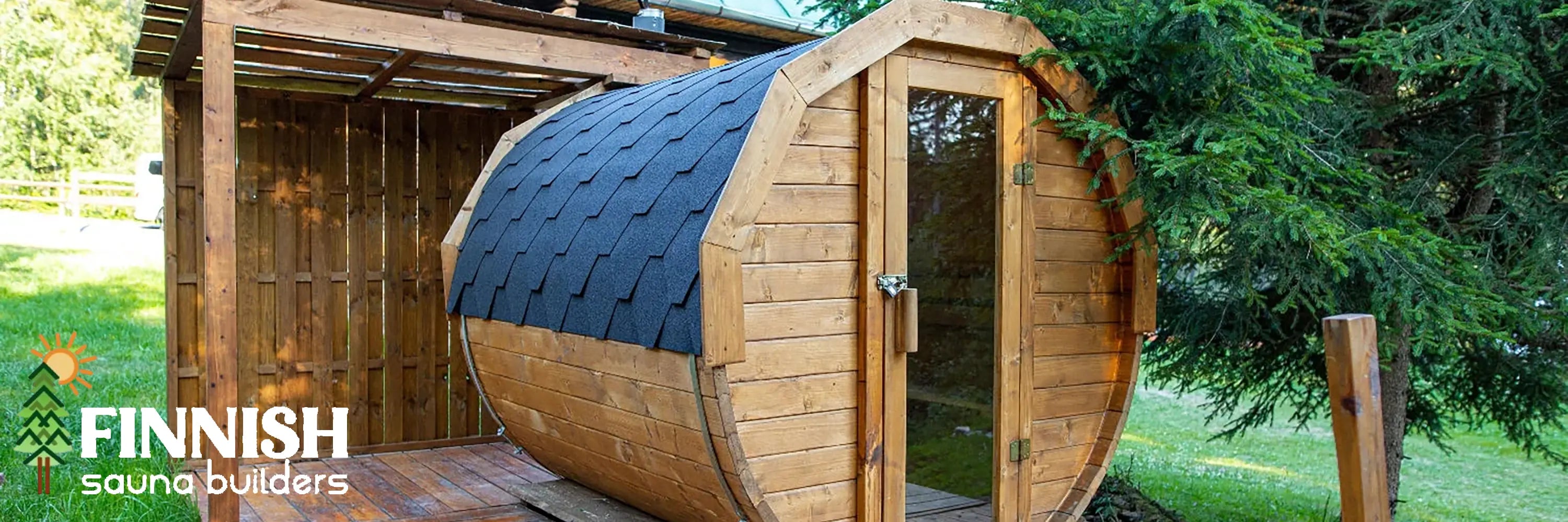Finnish Sauna Builders saunas brand banner