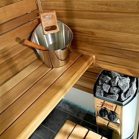 Harvia Vega Compact 3500 3.5kW Electric Sauna Heater with Built-In Controls