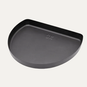 Black HUUM DROP drip tray accessory for collecting water beneath the sauna heater
