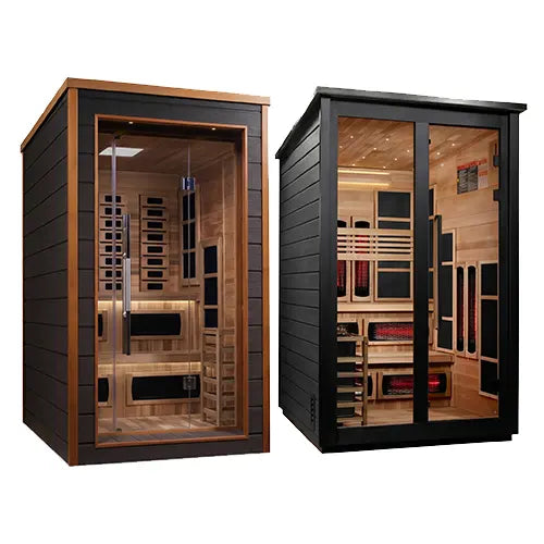 Hybrid saunas category image with combined infrared and traditional heat