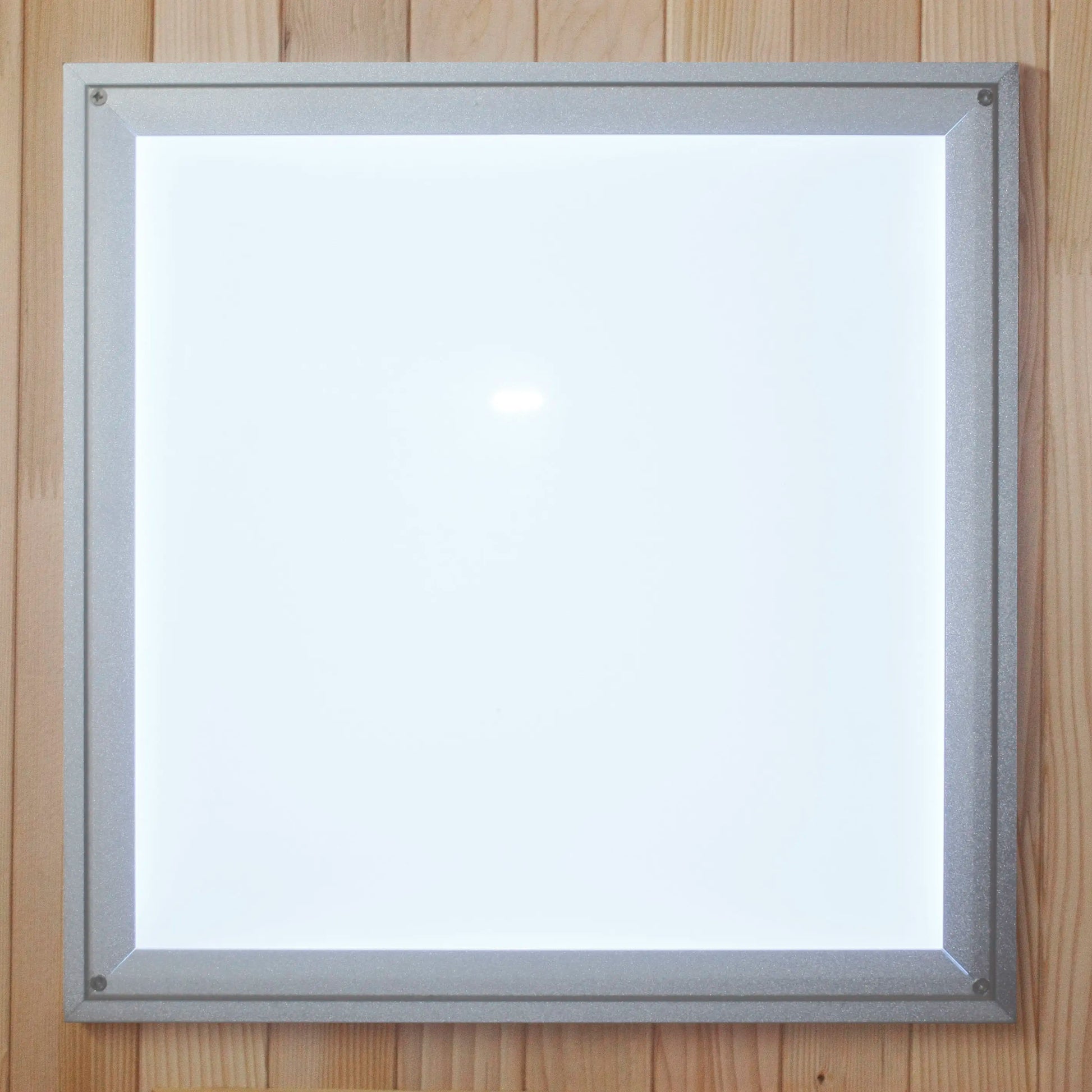 Interior reading light inside the Golden Designs Maxxus 3 Person Corner far infrared sauna
